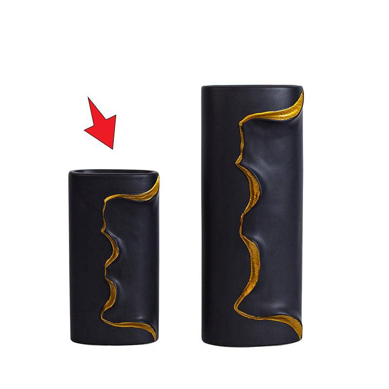 Sideline Vase -B Fa-D2122B -  Vases - ebarza Furniture UAE | Shop Modern Furniture in Abu Dhabi & Dubai - مفروشات ايبازرا في الامارات | تسوق اثاث عصري وديكورات مميزة في دبي وابوظبي