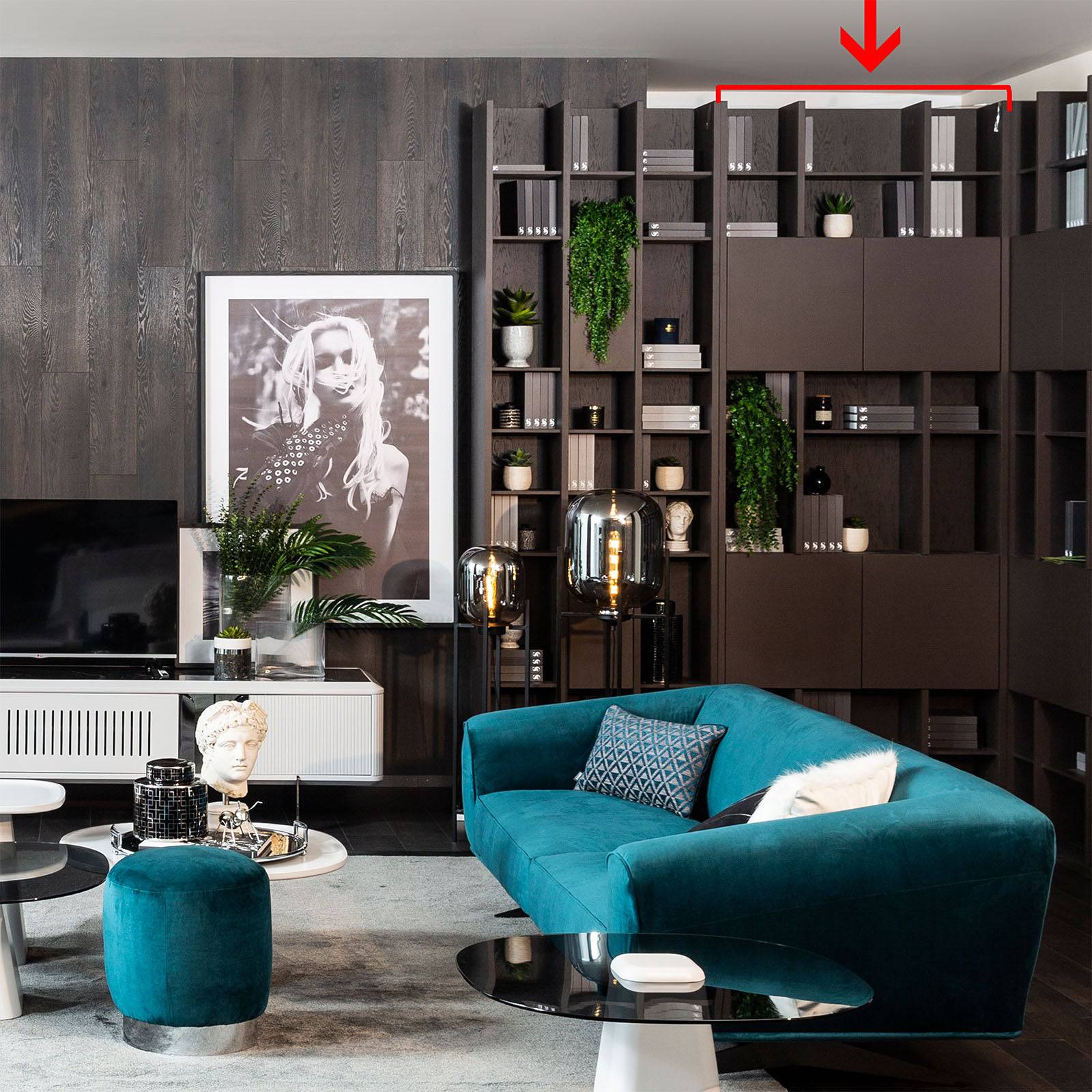 Siena Wall Shelving Unit Seina-L110 -  Shelves - ebarza Furniture UAE | Shop Modern Furniture in Abu Dhabi & Dubai - مفروشات ايبازرا في الامارات | تسوق اثاث عصري وديكورات مميزة في دبي وابوظبي