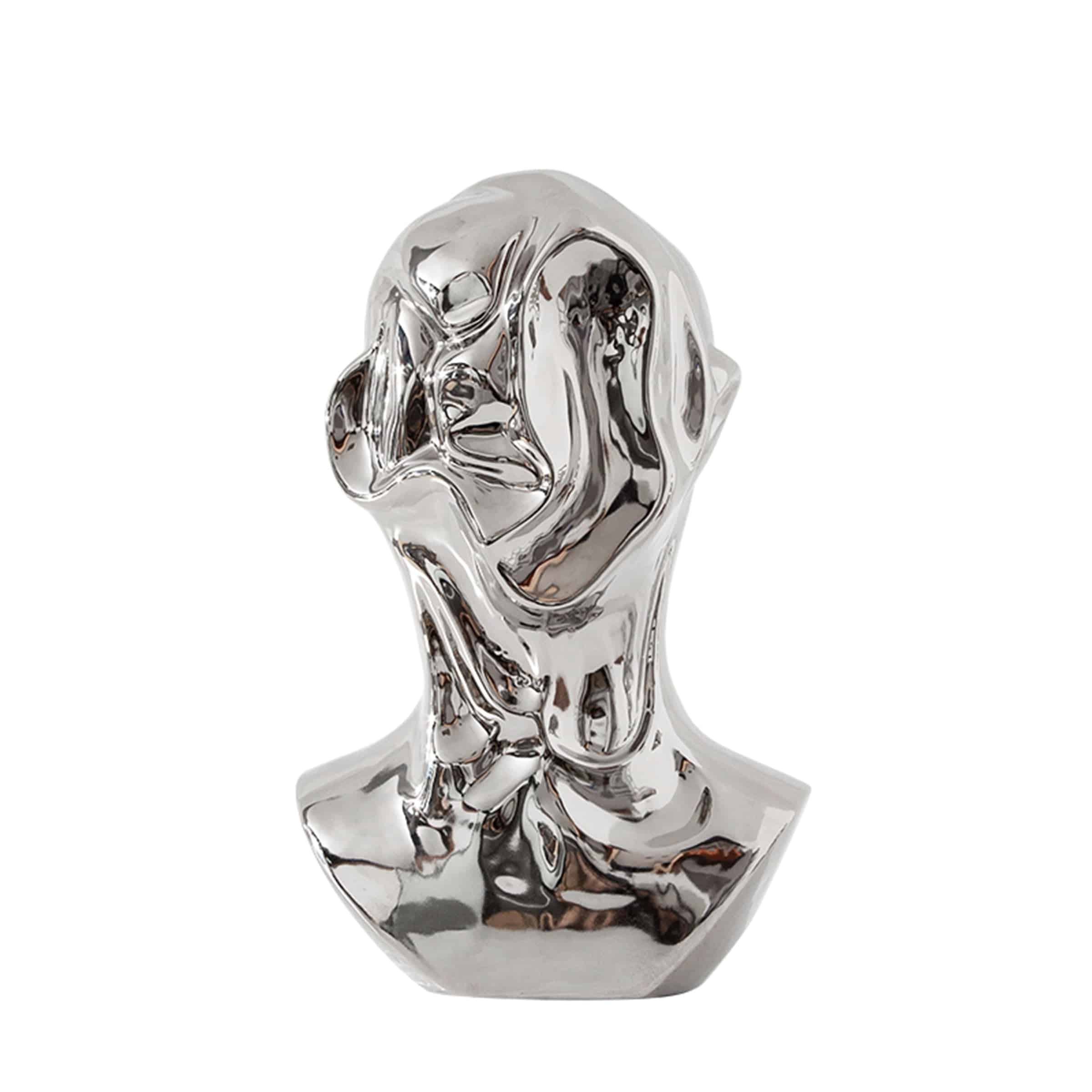 Silver Abstract Human Ornament-C Fa-D21069C -  Home Decor Figurines - ebarza Furniture UAE | Shop Modern Furniture in Abu Dhabi & Dubai - مفروشات ايبازرا في الامارات | تسوق اثاث عصري وديكورات مميزة في دبي وابوظبي