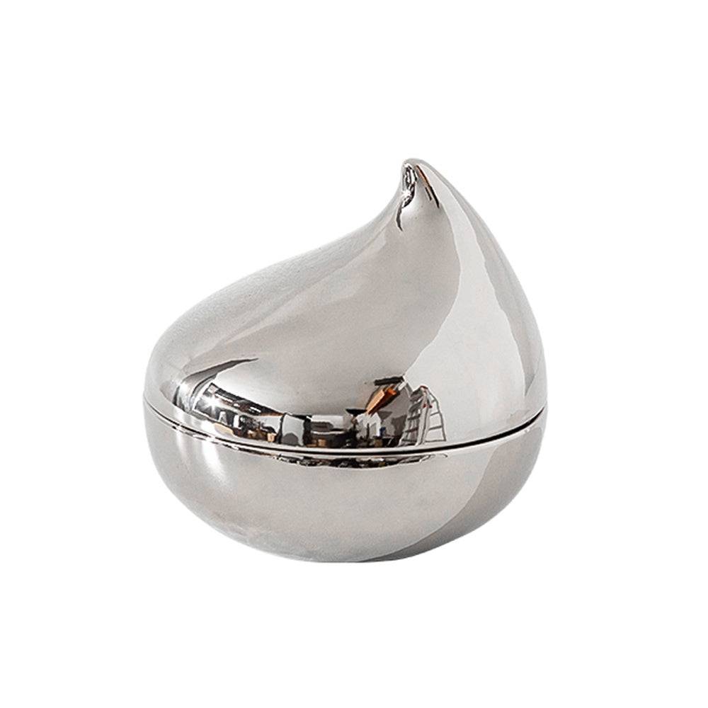 Silver Bird Decoration Jar-A Fa-D21073A -  Vases - ebarza Furniture UAE | Shop Modern Furniture in Abu Dhabi & Dubai - مفروشات ايبازرا في الامارات | تسوق اثاث عصري وديكورات مميزة في دبي وابوظبي