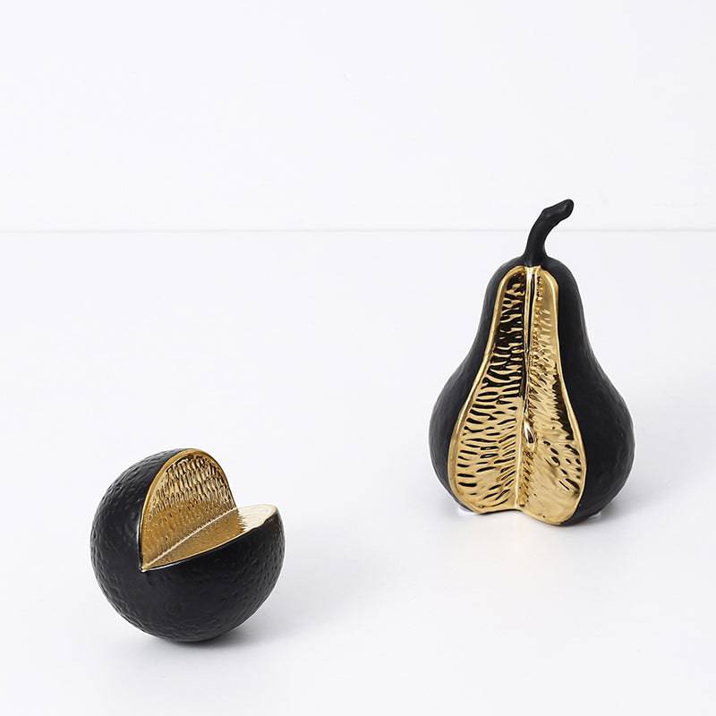 Silver Orange Ornament -A Fa-D21087A -  Home Decor Figurines - ebarza Furniture UAE | Shop Modern Furniture in Abu Dhabi & Dubai - مفروشات ايبازرا في الامارات | تسوق اثاث عصري وديكورات مميزة في دبي وابوظبي