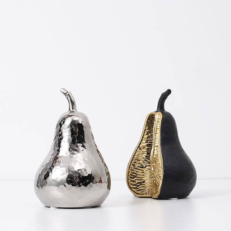 Silver Orange Ornament -A Fa-D21087A -  Home Decor Figurines - ebarza Furniture UAE | Shop Modern Furniture in Abu Dhabi & Dubai - مفروشات ايبازرا في الامارات | تسوق اثاث عصري وديكورات مميزة في دبي وابوظبي