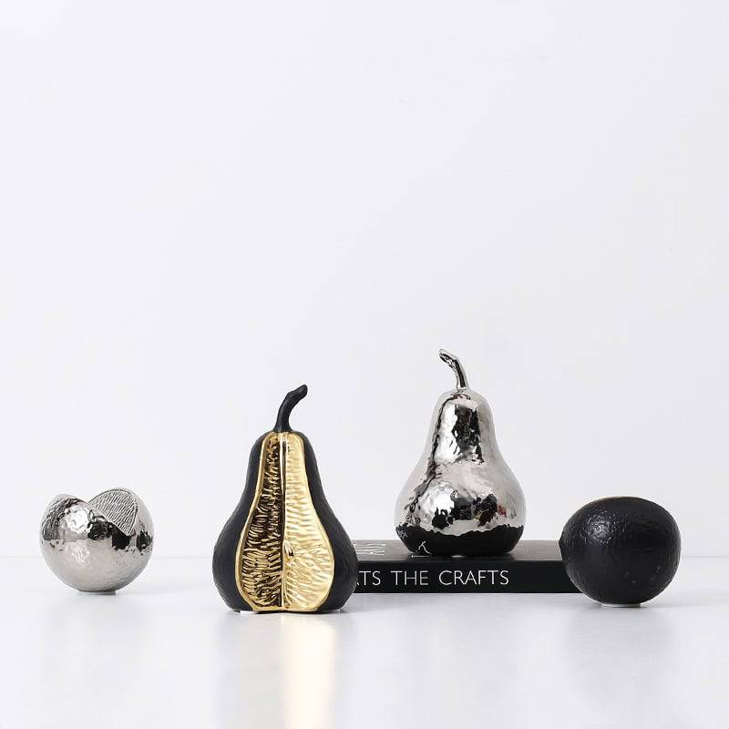 Silver Orange Ornament -A Fa-D21087A -  Home Decor Figurines - ebarza Furniture UAE | Shop Modern Furniture in Abu Dhabi & Dubai - مفروشات ايبازرا في الامارات | تسوق اثاث عصري وديكورات مميزة في دبي وابوظبي