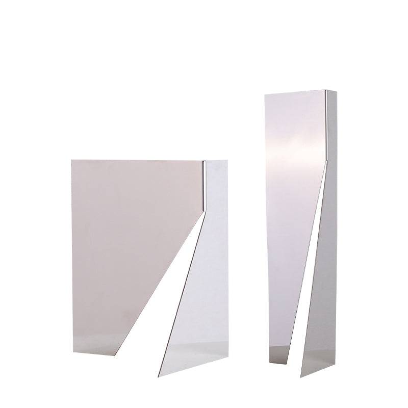 Silver Stainless Steel Abstract Sculpture-B Fc-W2101B -  Home Decor Figurines - ebarza Furniture UAE | Shop Modern Furniture in Abu Dhabi & Dubai - مفروشات ايبازرا في الامارات | تسوق اثاث عصري وديكورات مميزة في دبي وابوظبي