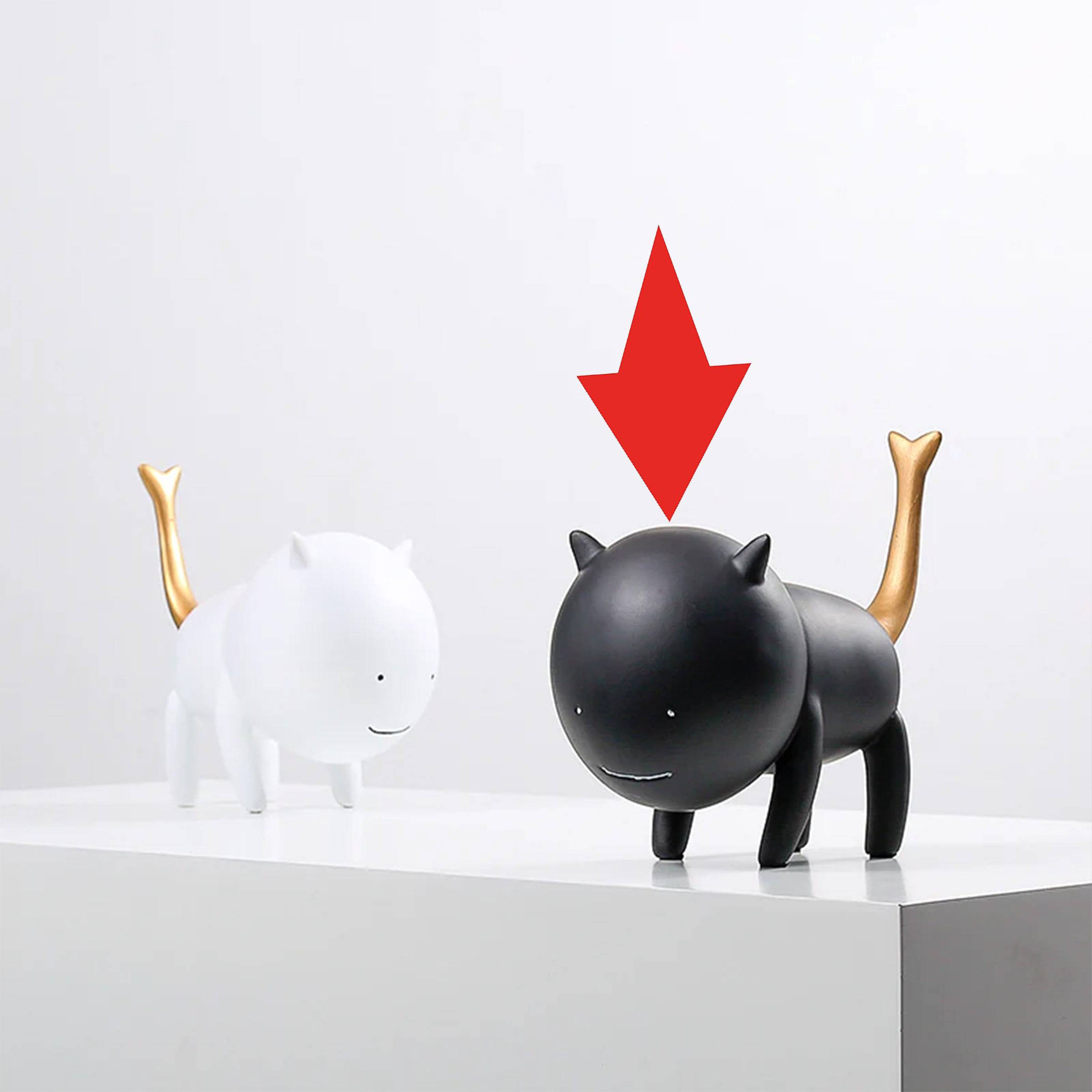 Simulation Cat Black Fc-Sz22008B -  Home Decor Figurines - ebarza Furniture UAE | Shop Modern Furniture in Abu Dhabi & Dubai - مفروشات ايبازرا في الامارات | تسوق اثاث عصري وديكورات مميزة في دبي وابوظبي