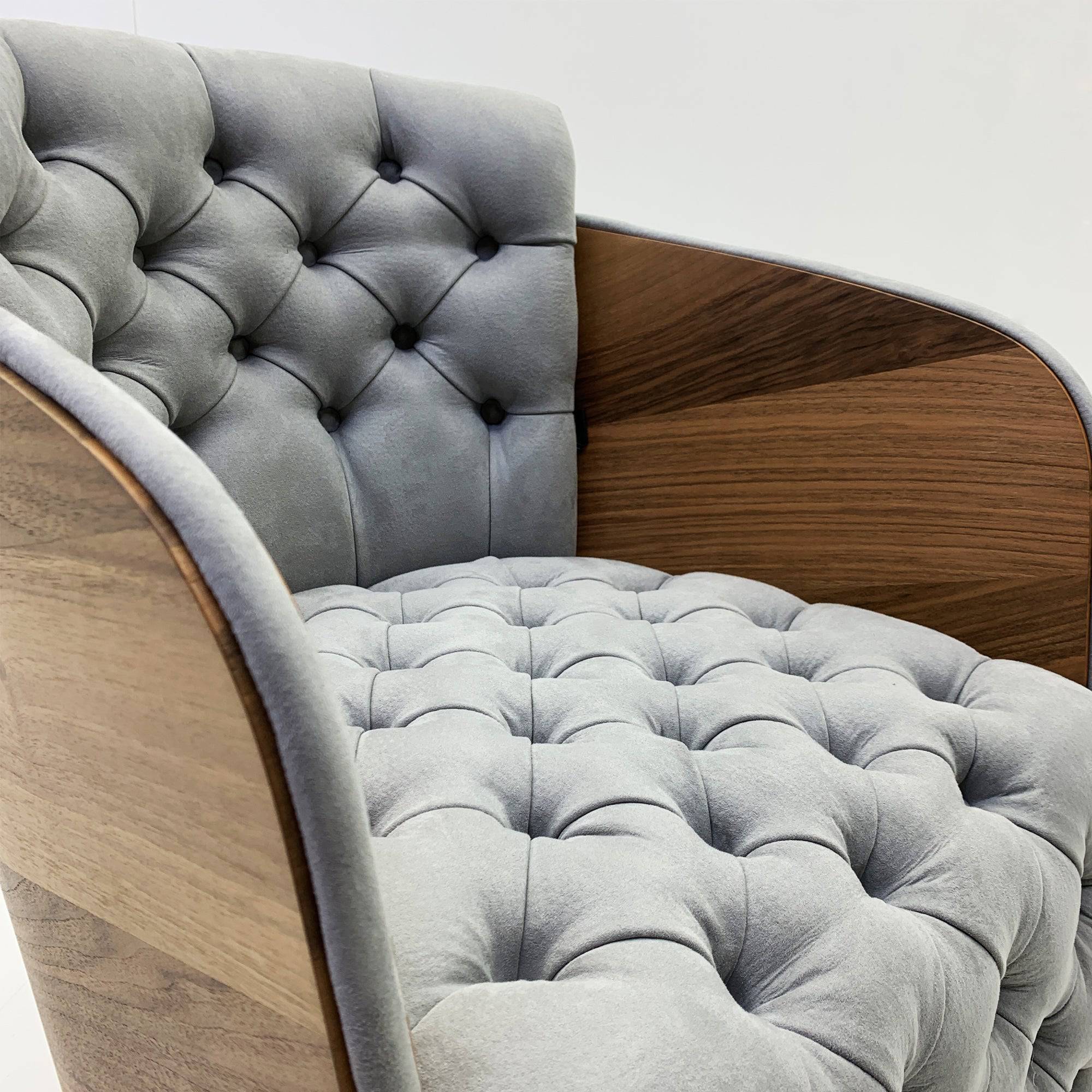 Sir Arm Chair Sir-Arm-Grey -  Armchairs - ebarza Furniture UAE | Shop Modern Furniture in Abu Dhabi & Dubai - مفروشات ايبازرا في الامارات | تسوق اثاث عصري وديكورات مميزة في دبي وابوظبي