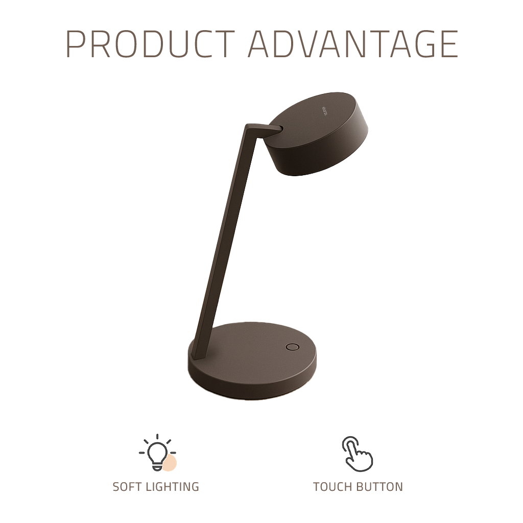 Smokestone Table Lamp LWT537 SC -  Desk/table Lamps - ebarza Furniture UAE | Shop Modern Furniture in Abu Dhabi & Dubai - مفروشات ايبازرا في الامارات | تسوق اثاث عصري وديكورات مميزة في دبي وابوظبي