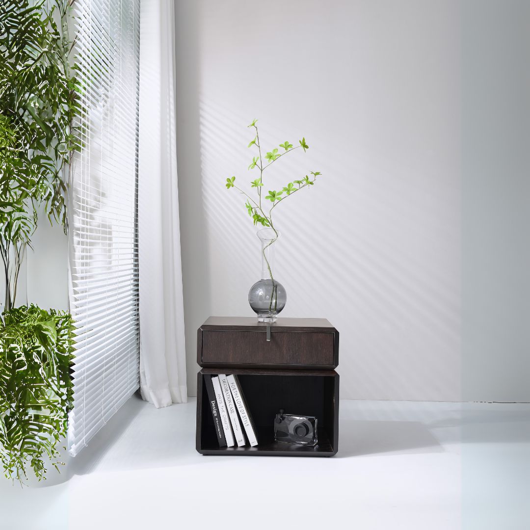 Smoky Side Table - JK-T68 -  Side Tables - ebarza Furniture UAE | Shop Modern Furniture in Abu Dhabi & Dubai - مفروشات ايبازرا في الامارات | تسوق اثاث عصري وديكورات مميزة في دبي وابوظبي