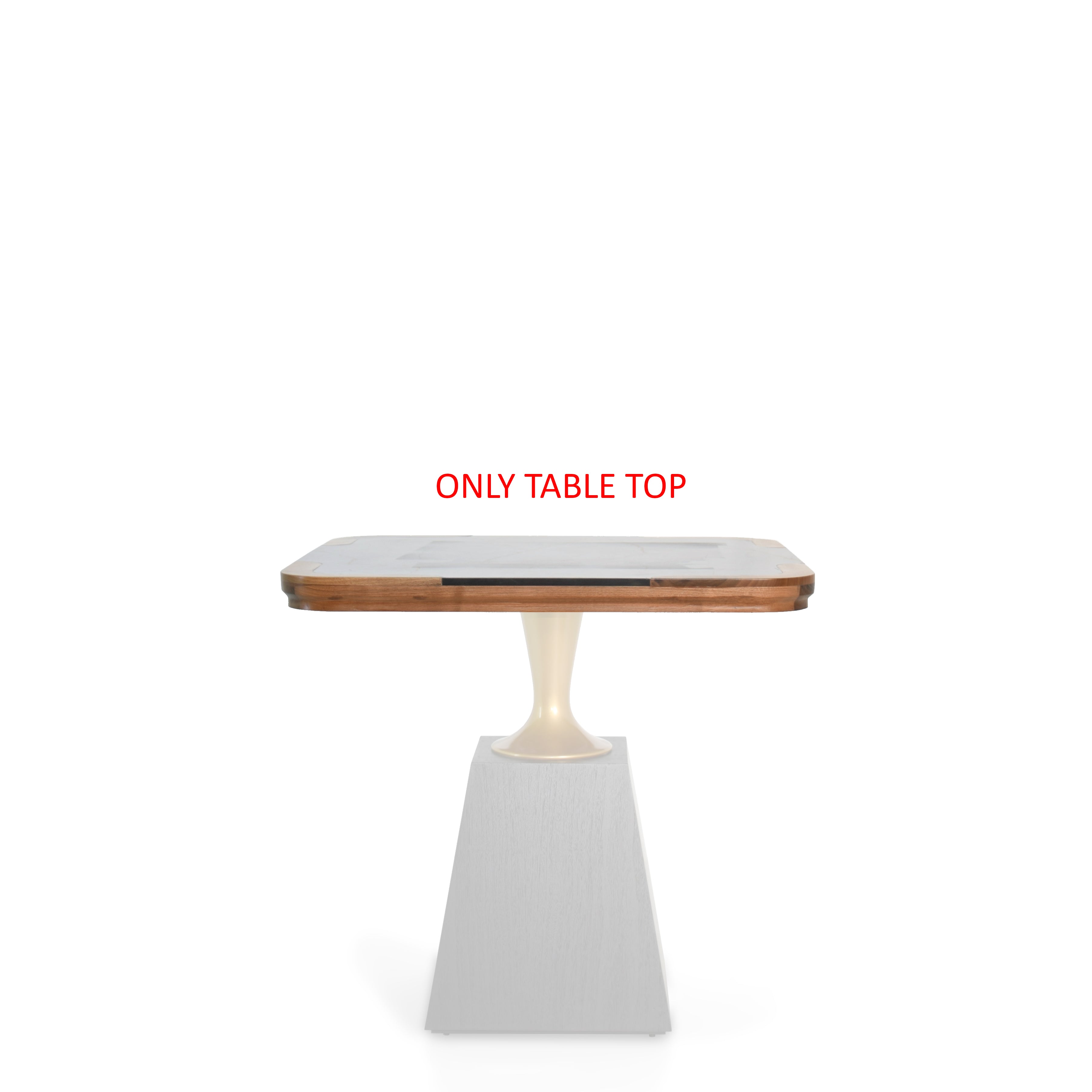 Display Item - Solid Corner Dining Table Top 80X80 Sanc-035- YAS -  DISPLAY ITEM - ebarza Furniture UAE | Shop Modern Furniture in Abu Dhabi & Dubai - مفروشات ايبازرا في الامارات | تسوق اثاث عصري وديكورات مميزة في دبي وابوظبي