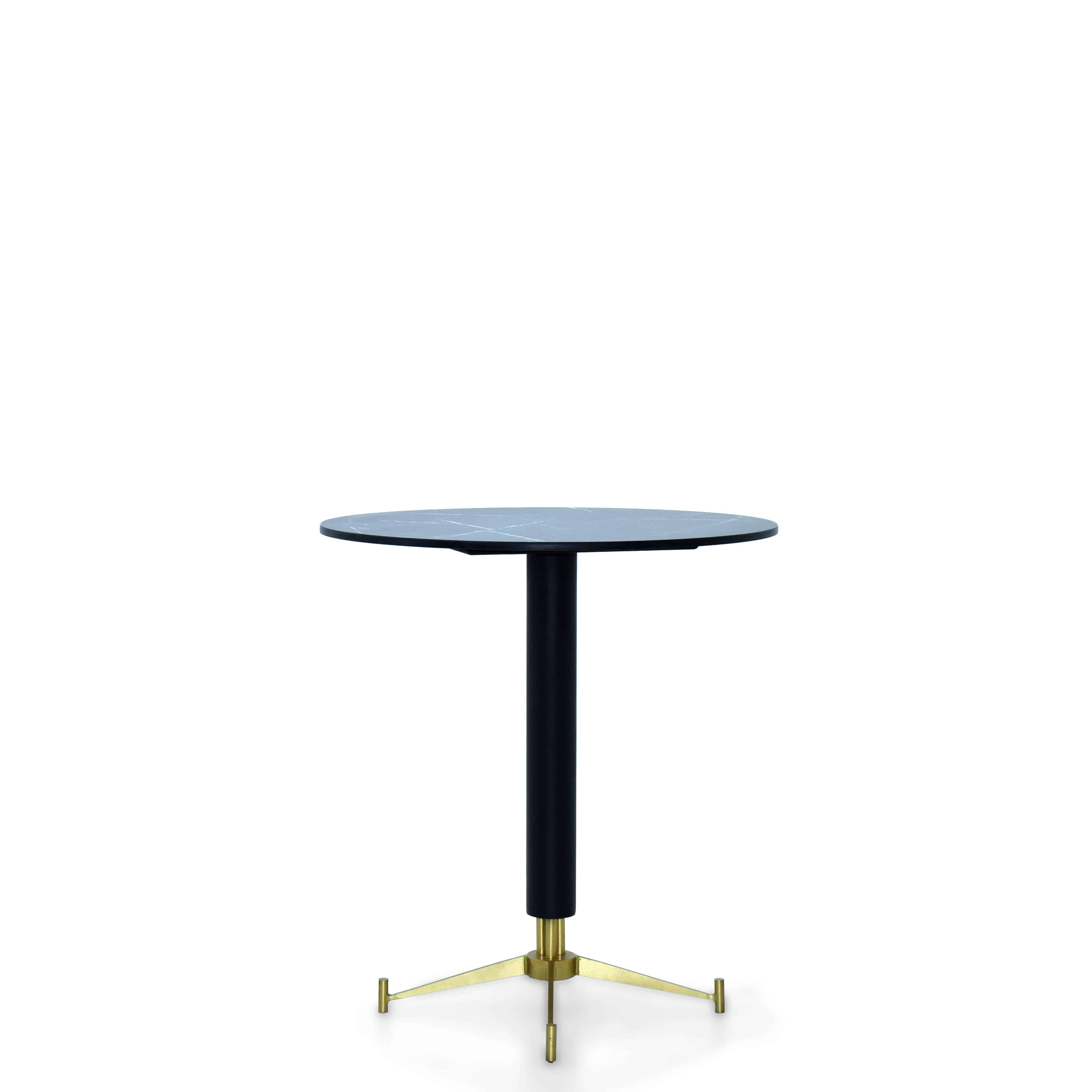 Solid Dark Empredor Round Dining Table Top D70 Sanc-T5743 -  Table Tops - ebarza Furniture UAE | Shop Modern Furniture in Abu Dhabi & Dubai - مفروشات ايبازرا في الامارات | تسوق اثاث عصري وديكورات مميزة في دبي وابوظبي