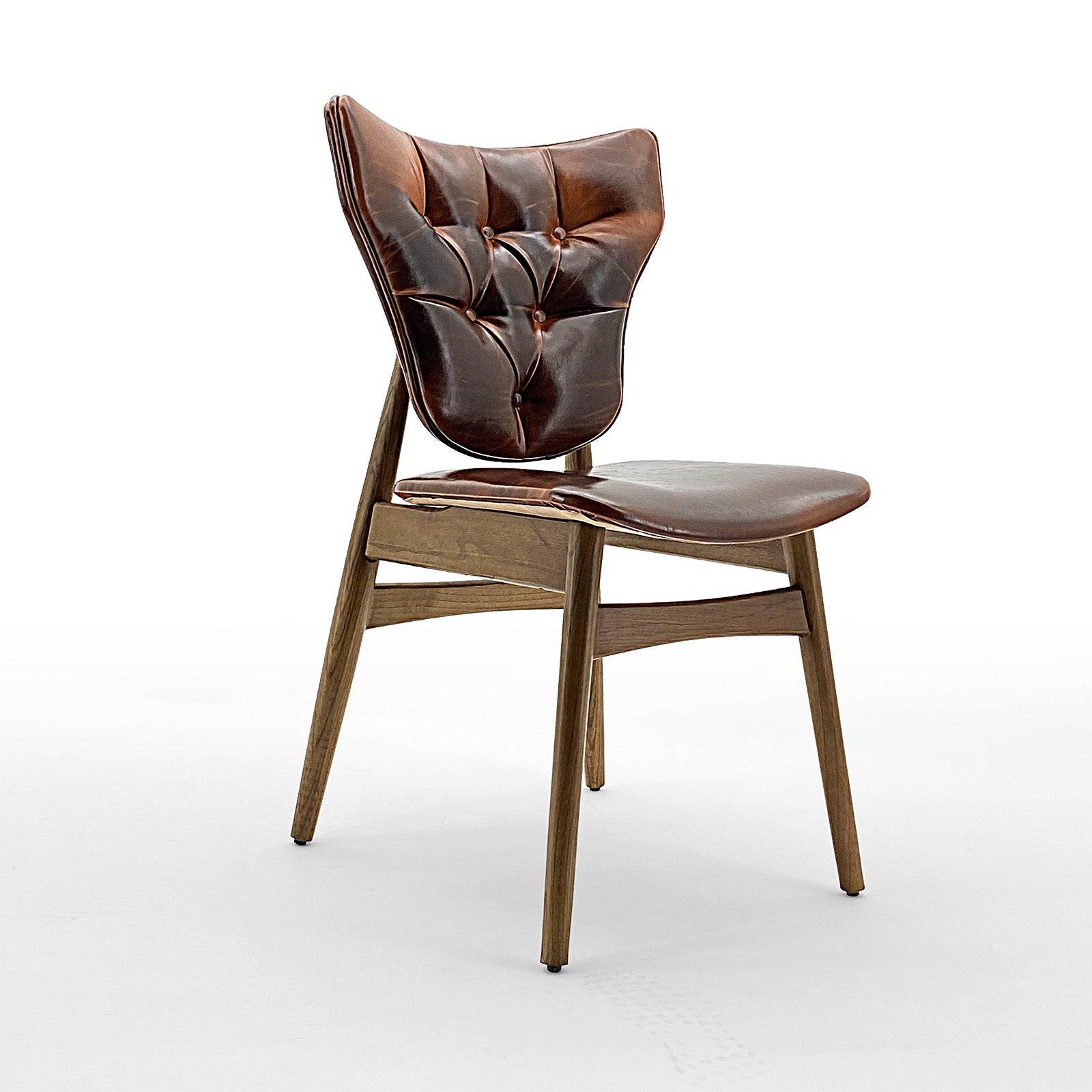AS IS - Solo Flora Lounge Chair Solo-Vintage Brown -  DISPLAY ITEM - ebarza Furniture UAE | Shop Modern Furniture in Abu Dhabi & Dubai - مفروشات ايبازرا في الامارات | تسوق اثاث عصري وديكورات مميزة في دبي وابوظبي