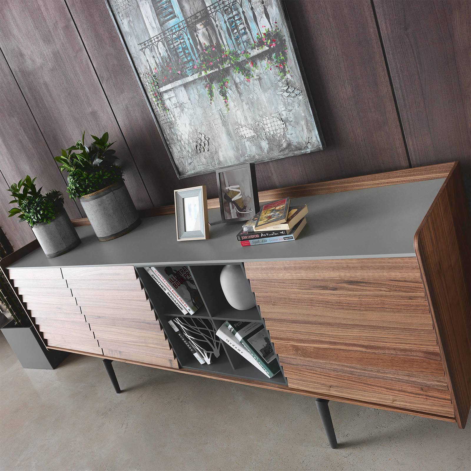Solo Sideboard  Solo004 -  Sideboards - ebarza Furniture UAE | Shop Modern Furniture in Abu Dhabi & Dubai - مفروشات ايبازرا في الامارات | تسوق اثاث عصري وديكورات مميزة في دبي وابوظبي