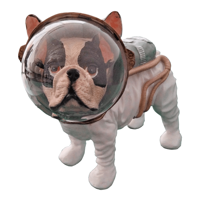 Space Dog Fa-Sz1807A -  Home Decor Figurines - ebarza Furniture UAE | Shop Modern Furniture in Abu Dhabi & Dubai - مفروشات ايبازرا في الامارات | تسوق اثاث عصري وديكورات مميزة في دبي وابوظبي