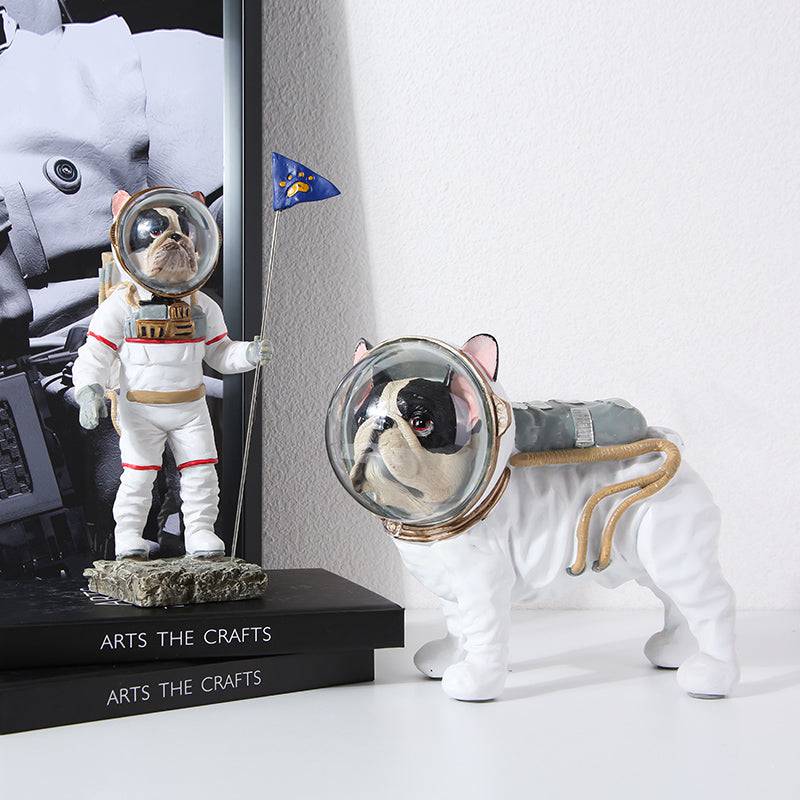 Space Dog Fa-Sz1807A -  Home Decor Figurines - ebarza Furniture UAE | Shop Modern Furniture in Abu Dhabi & Dubai - مفروشات ايبازرا في الامارات | تسوق اثاث عصري وديكورات مميزة في دبي وابوظبي