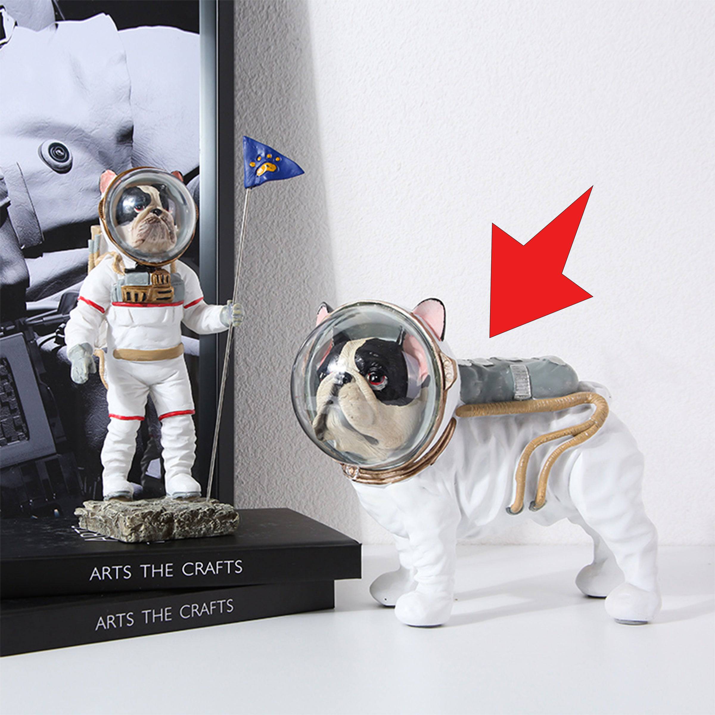 Space Dog Fa-Sz1807A -  Home Decor Figurines - ebarza Furniture UAE | Shop Modern Furniture in Abu Dhabi & Dubai - مفروشات ايبازرا في الامارات | تسوق اثاث عصري وديكورات مميزة في دبي وابوظبي