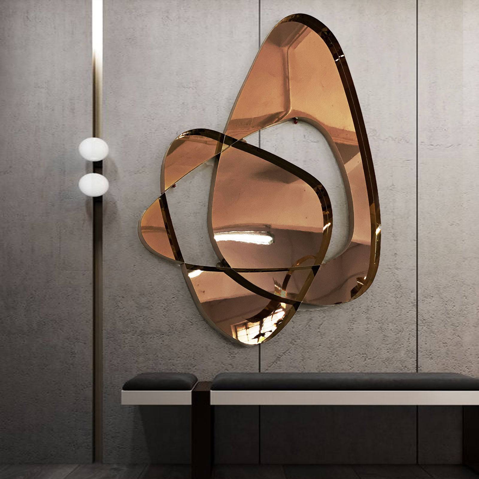 Space Gate Handcrafted Stainless Steel Artwork Bg2020044-RG -  Artwork - ebarza Furniture UAE | Shop Modern Furniture in Abu Dhabi & Dubai - مفروشات ايبازرا في الامارات | تسوق اثاث عصري وديكورات مميزة في دبي وابوظبي