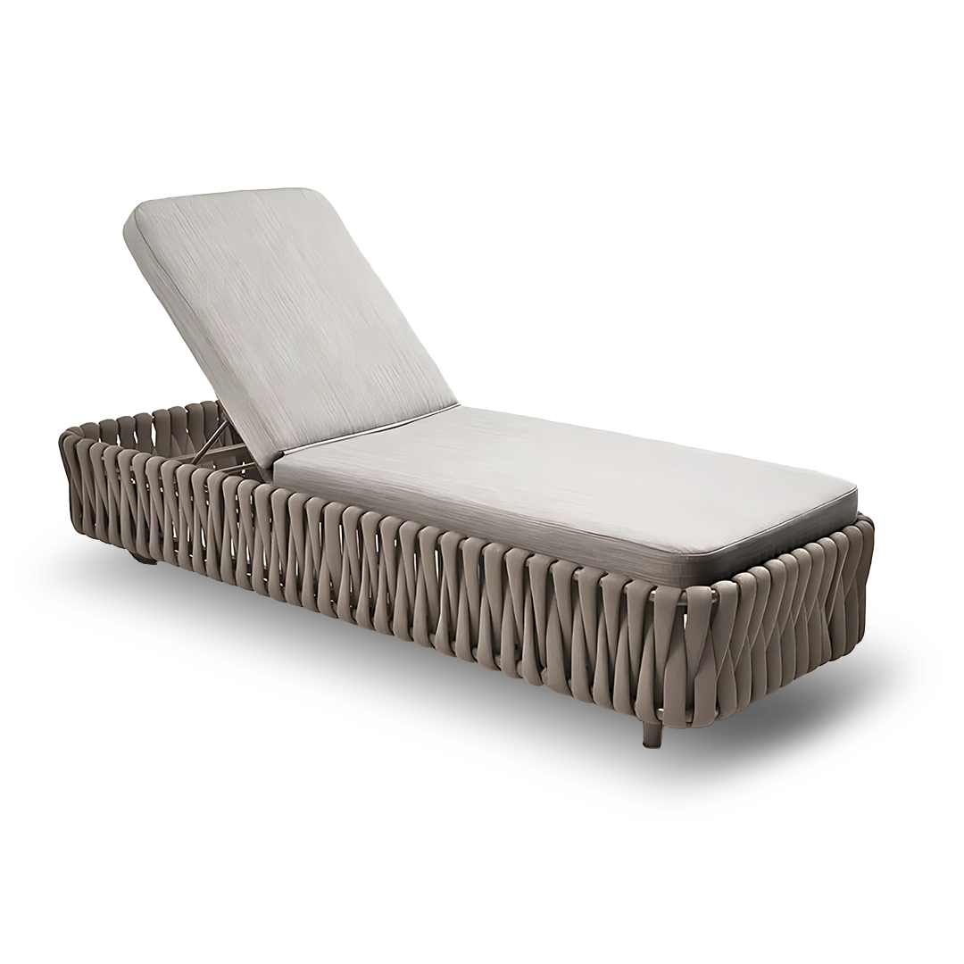 Spaghetti Sun Lounger With Wheels - AS5795A59ROP -  Sunloungers - ebarza Furniture UAE | Shop Modern Furniture in Abu Dhabi & Dubai - مفروشات ايبازرا في الامارات | تسوق اثاث عصري وديكورات مميزة في دبي وابوظبي