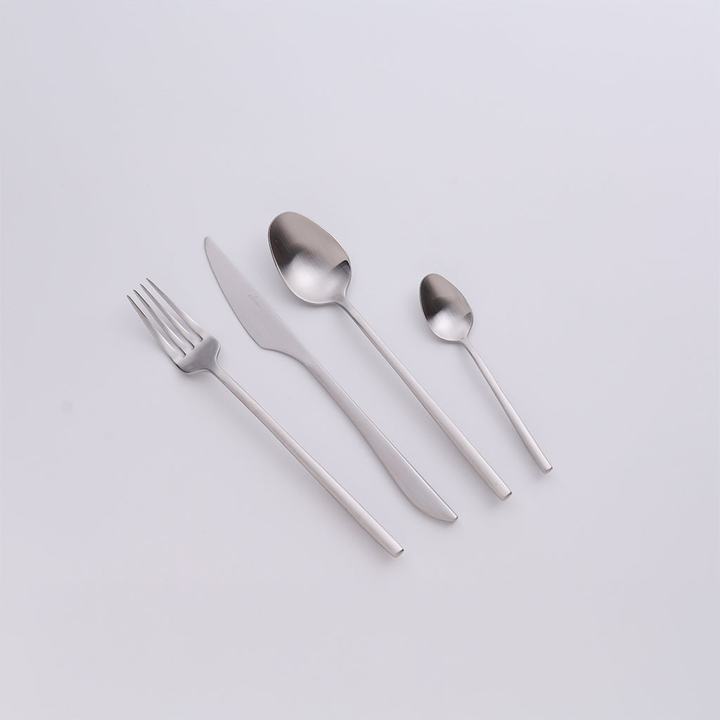 24 Pieces Viva Cutlery Set 9002 -  Cutlery Sets - ebarza Furniture UAE | Shop Modern Furniture in Abu Dhabi & Dubai - مفروشات ايبازرا في الامارات | تسوق اثاث عصري وديكورات مميزة في دبي وابوظبي
