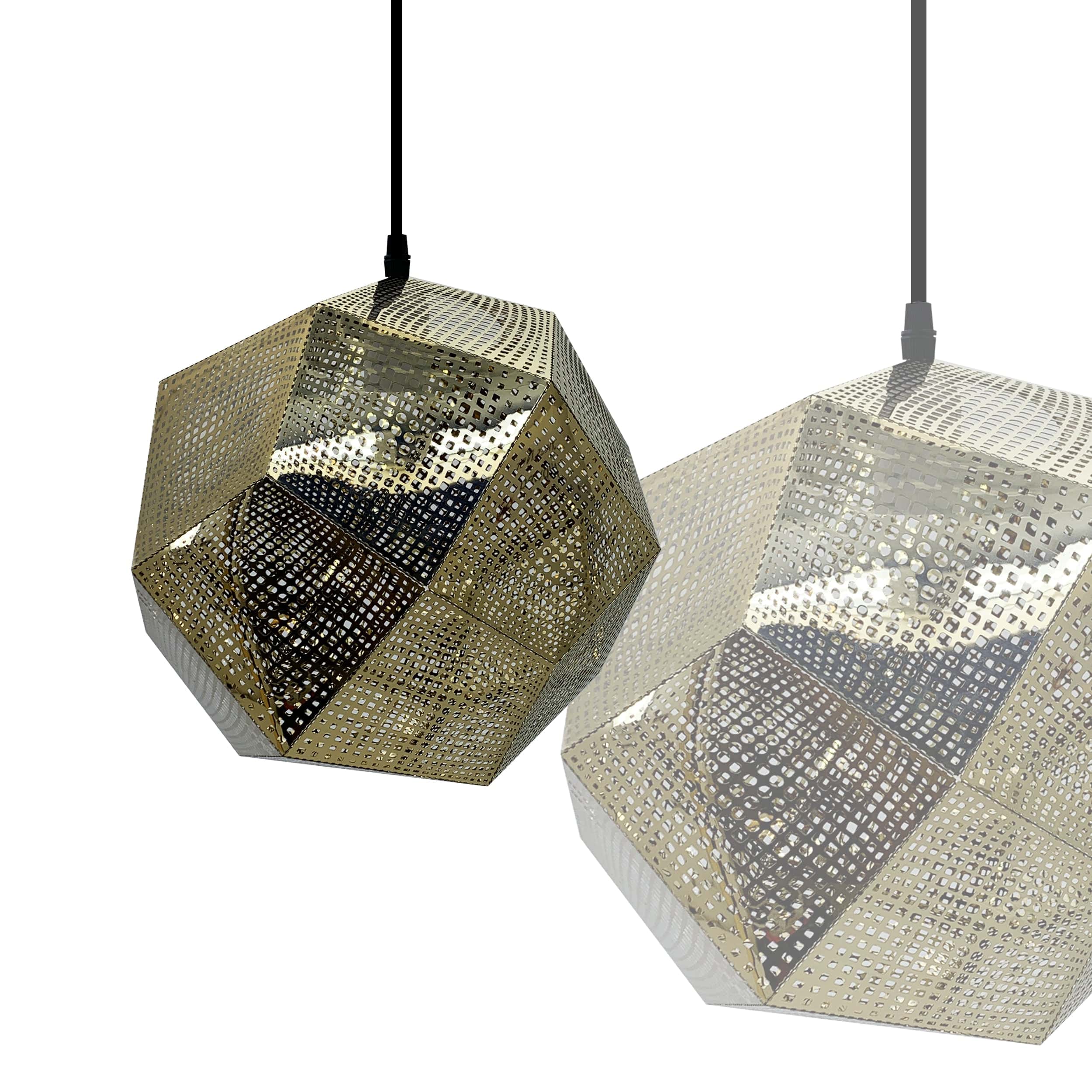Stainless Steel Pendant Lamp Cy-Dd-New 038-32-Gold -  Pendant Lamps - ebarza Furniture UAE | Shop Modern Furniture in Abu Dhabi & Dubai - مفروشات ايبازرا في الامارات | تسوق اثاث عصري وديكورات مميزة في دبي وابوظبي