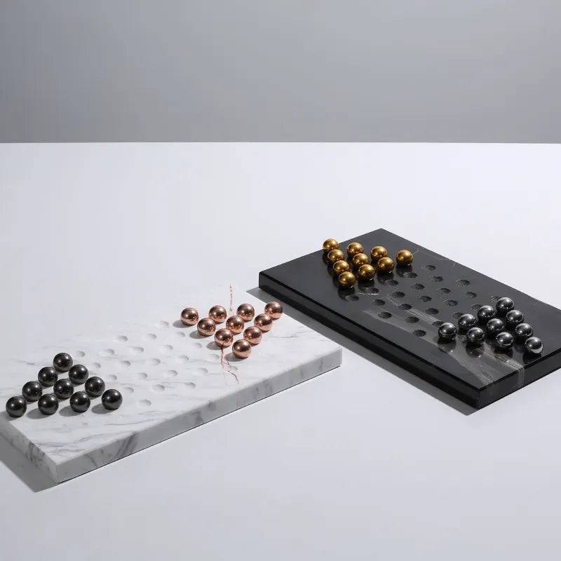 Steel Ball Chess - Black Fb-T2207B -  Home Decor Figurines - ebarza Furniture UAE | Shop Modern Furniture in Abu Dhabi & Dubai - مفروشات ايبازرا في الامارات | تسوق اثاث عصري وديكورات مميزة في دبي وابوظبي