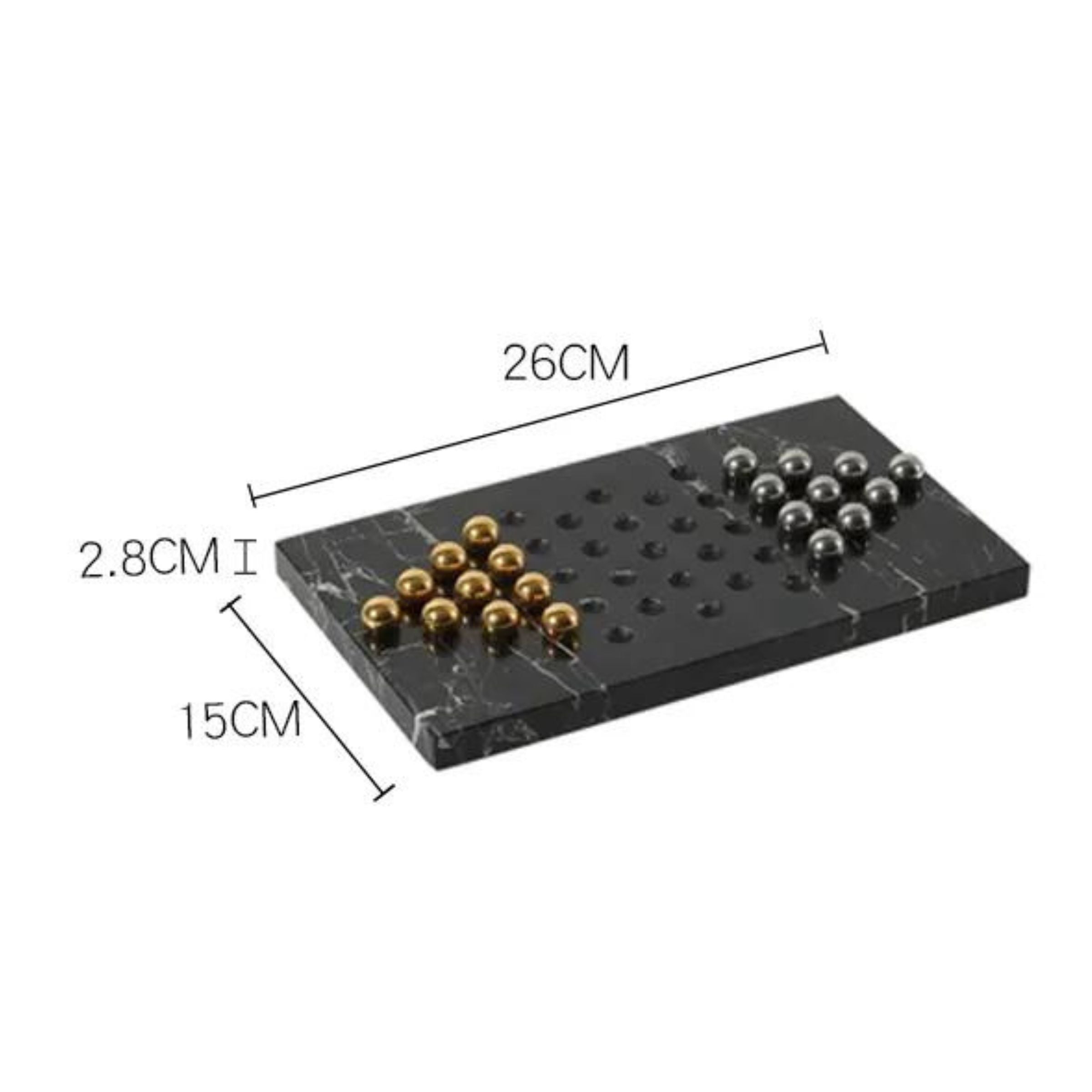 Steel Ball Chess - Black Fb-T2207B -  Home Decor Figurines - ebarza Furniture UAE | Shop Modern Furniture in Abu Dhabi & Dubai - مفروشات ايبازرا في الامارات | تسوق اثاث عصري وديكورات مميزة في دبي وابوظبي