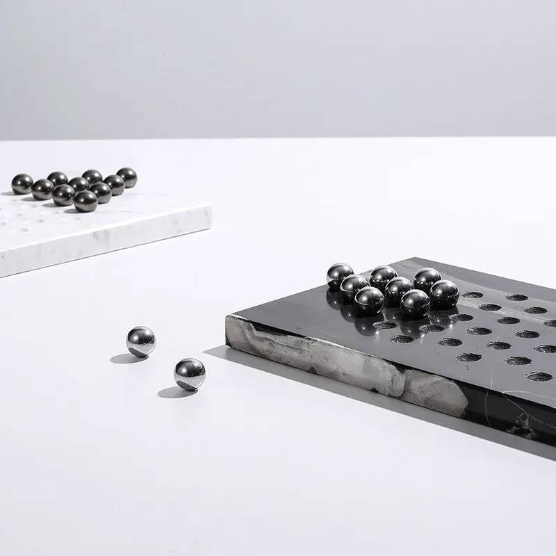 Steel Ball Chess - Black Fb-T2207B -  Home Decor Figurines - ebarza Furniture UAE | Shop Modern Furniture in Abu Dhabi & Dubai - مفروشات ايبازرا في الامارات | تسوق اثاث عصري وديكورات مميزة في دبي وابوظبي