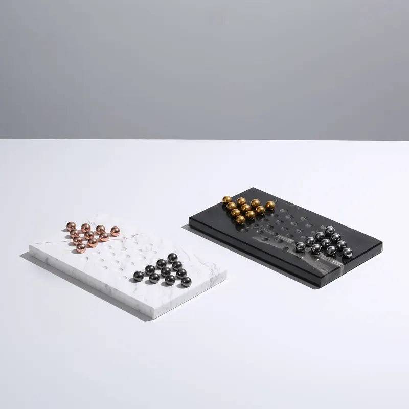 Steel Ball Chess - Black Fb-T2207B -  Home Decor Figurines - ebarza Furniture UAE | Shop Modern Furniture in Abu Dhabi & Dubai - مفروشات ايبازرا في الامارات | تسوق اثاث عصري وديكورات مميزة في دبي وابوظبي