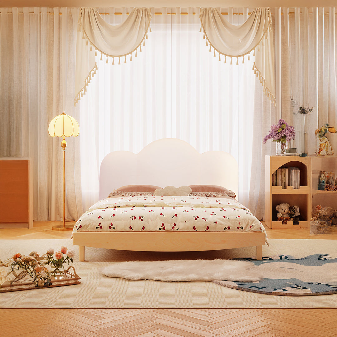 Pre-order 25 Days Delivery Stella Canopy Kid Bed E2311F -  Kids Beds - ebarza Furniture UAE | Shop Modern Furniture in Abu Dhabi & Dubai - مفروشات ايبازرا في الامارات | تسوق اثاث عصري وديكورات مميزة في دبي وابوظبي