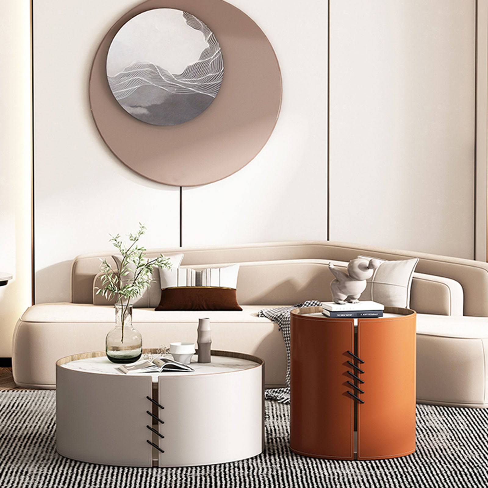 Stitch Side Table  Mll-T16 -  Side Tables - ebarza Furniture UAE | Shop Modern Furniture in Abu Dhabi & Dubai - مفروشات ايبازرا في الامارات | تسوق اثاث عصري وديكورات مميزة في دبي وابوظبي