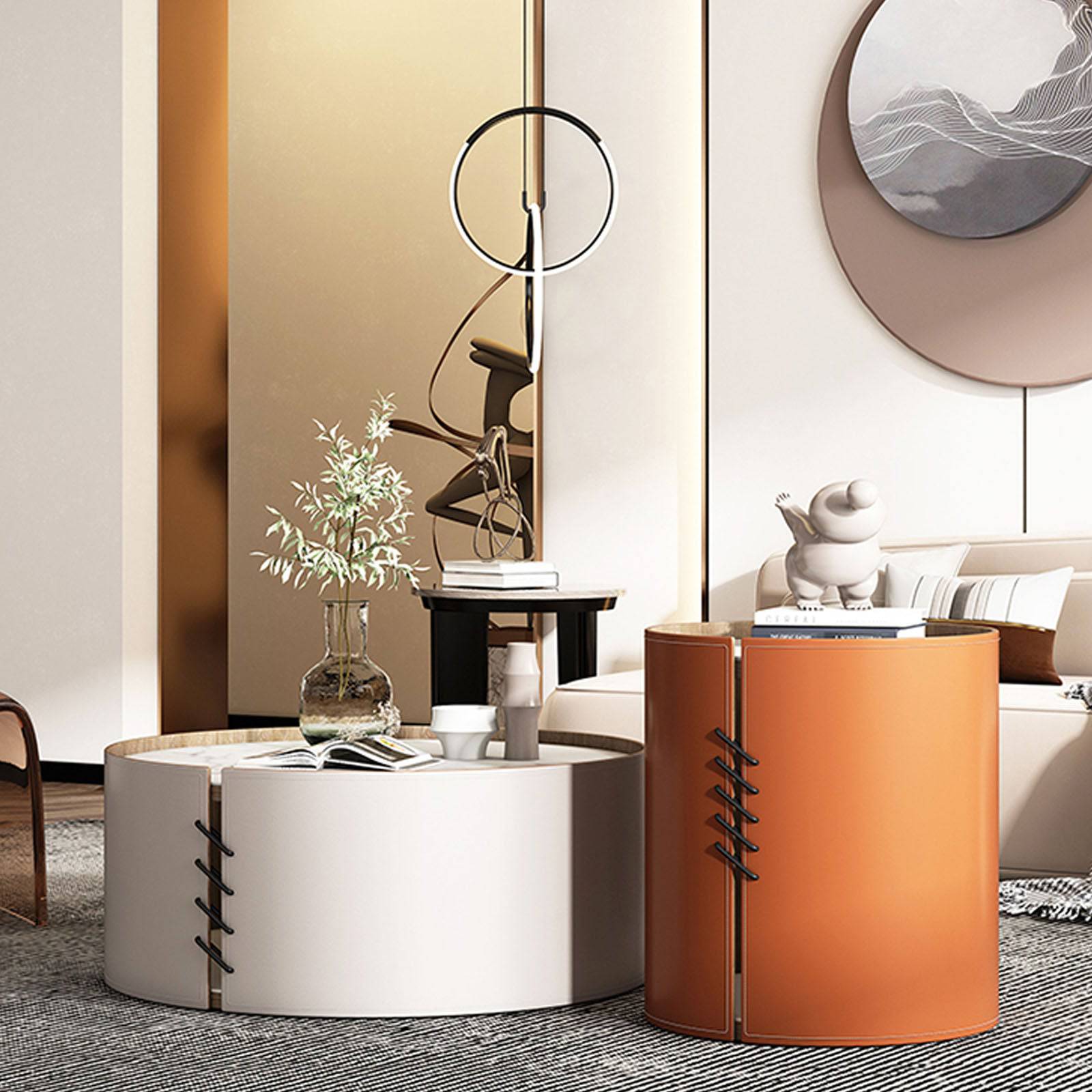 Stitch Side Table  Mll-T16 -  Side Tables - ebarza Furniture UAE | Shop Modern Furniture in Abu Dhabi & Dubai - مفروشات ايبازرا في الامارات | تسوق اثاث عصري وديكورات مميزة في دبي وابوظبي