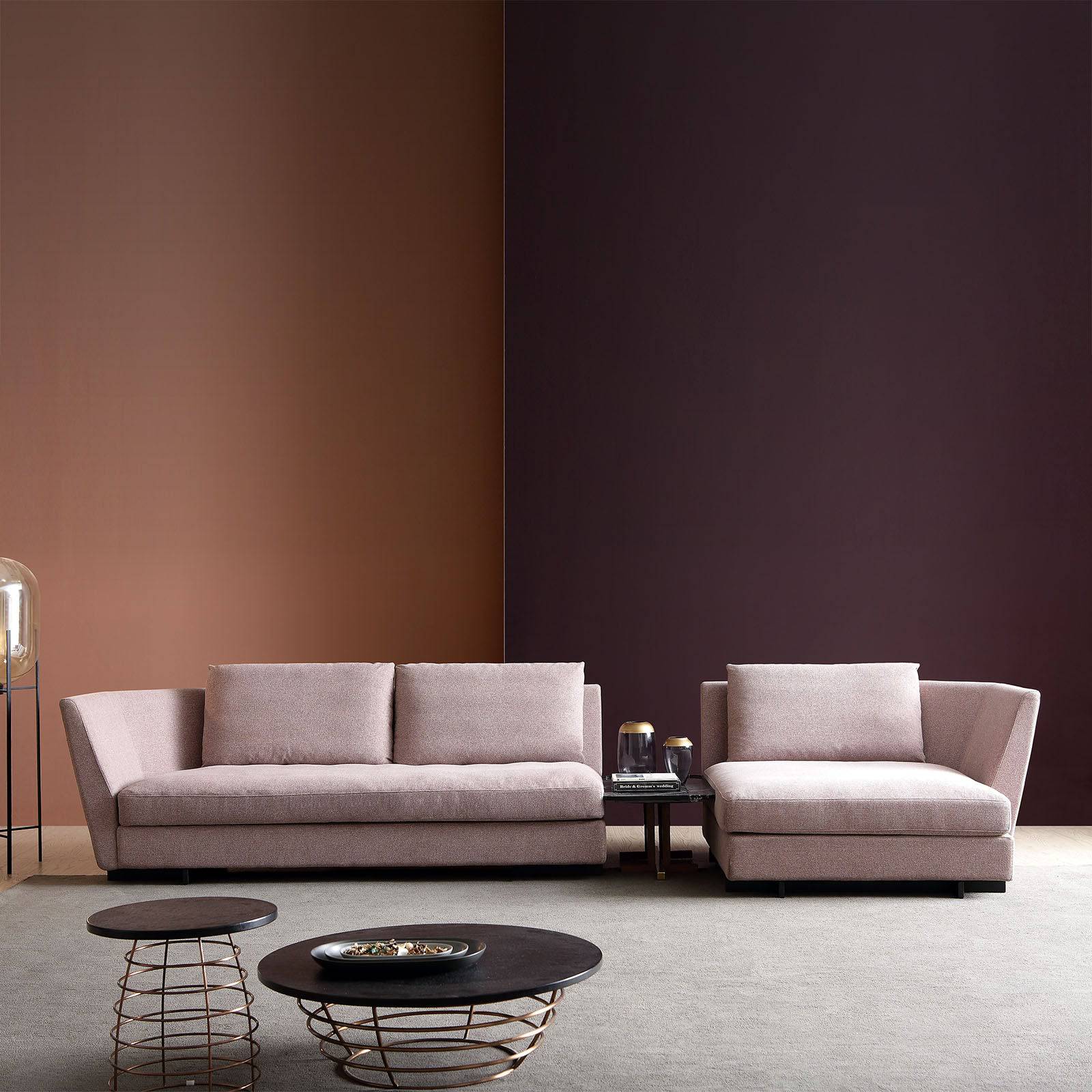 Stockholm Sofa With Marble Table Sf036-3Cl+Lt022B -  Sofas - ebarza Furniture UAE | Shop Modern Furniture in Abu Dhabi & Dubai - مفروشات ايبازرا في الامارات | تسوق اثاث عصري وديكورات مميزة في دبي وابوظبي