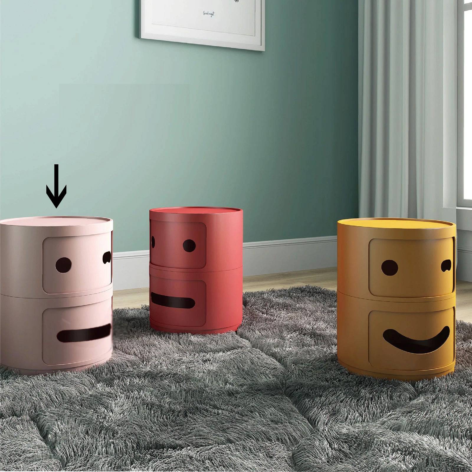 Storage/Bedside Table Bb-02K -  Side Tables - ebarza Furniture UAE | Shop Modern Furniture in Abu Dhabi & Dubai - مفروشات ايبازرا في الامارات | تسوق اثاث عصري وديكورات مميزة في دبي وابوظبي