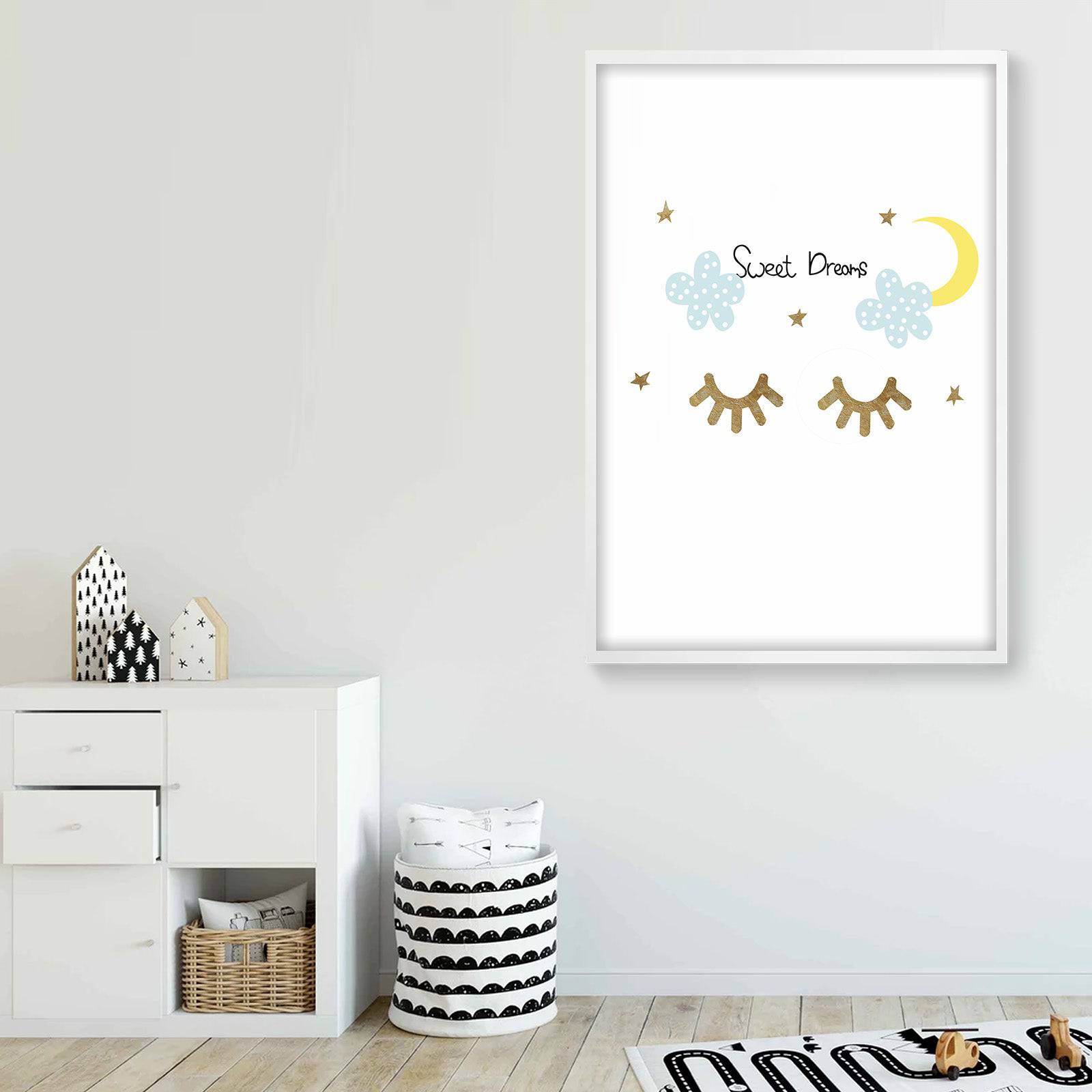 Sweet Dreams Framed Graphic Art Print  Soapr0005 -  Paintings - ebarza Furniture UAE | Shop Modern Furniture in Abu Dhabi & Dubai - مفروشات ايبازرا في الامارات | تسوق اثاث عصري وديكورات مميزة في دبي وابوظبي