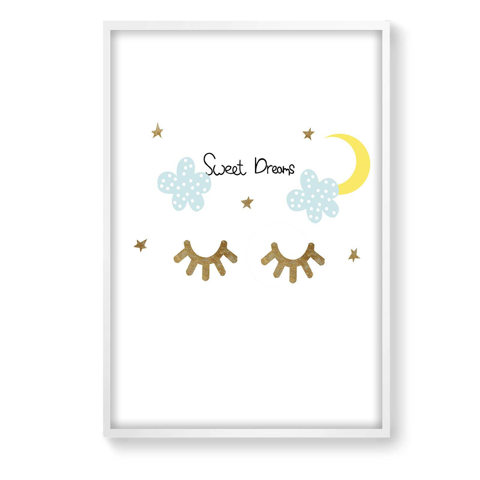 Sweet Dreams Framed Graphic Art Print  Soapr0005 -  Paintings - ebarza Furniture UAE | Shop Modern Furniture in Abu Dhabi & Dubai - مفروشات ايبازرا في الامارات | تسوق اثاث عصري وديكورات مميزة في دبي وابوظبي