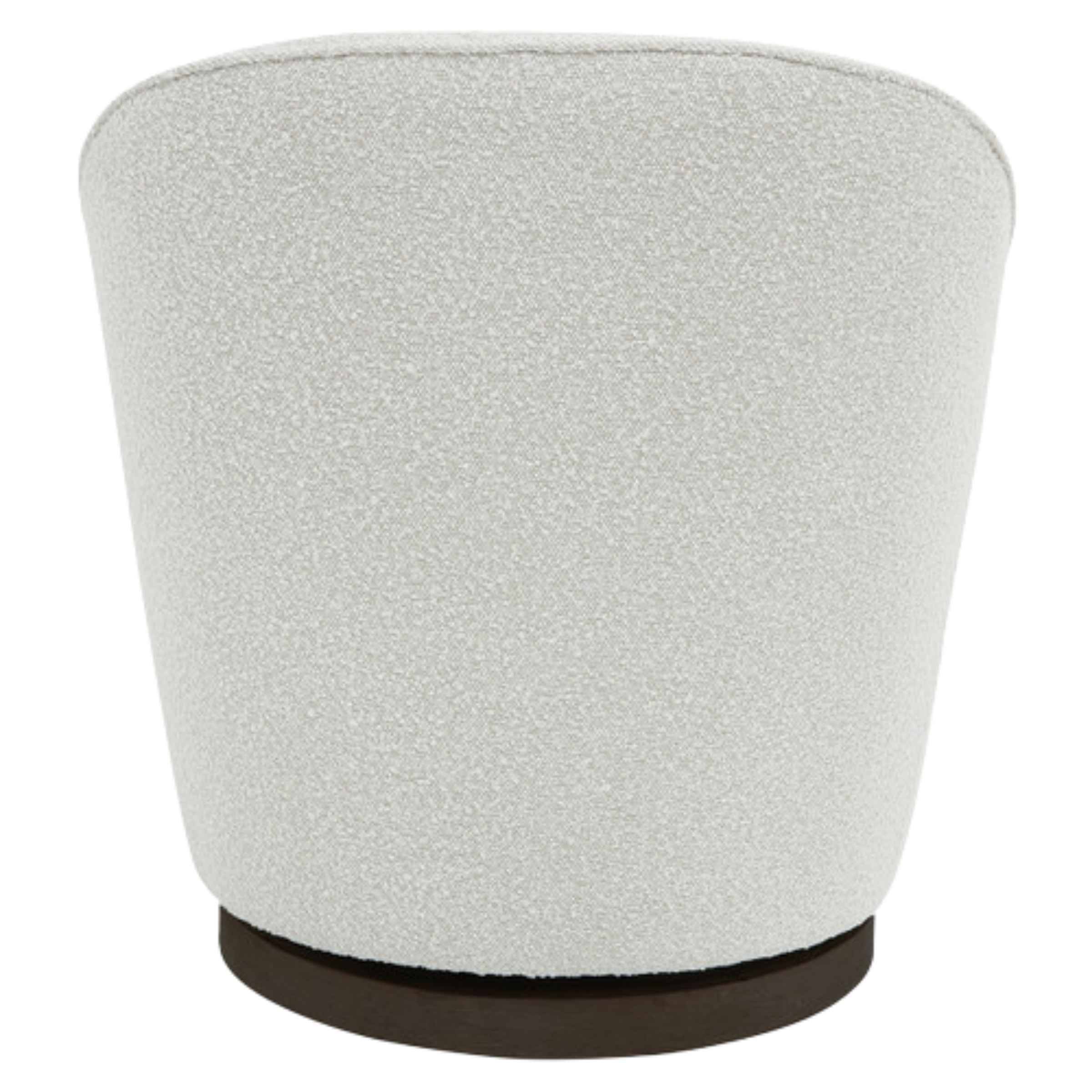 Swivel Chair Ivory 16732-02 -  Armchairs - ebarza Furniture UAE | Shop Modern Furniture in Abu Dhabi & Dubai - مفروشات ايبازرا في الامارات | تسوق اثاث عصري وديكورات مميزة في دبي وابوظبي