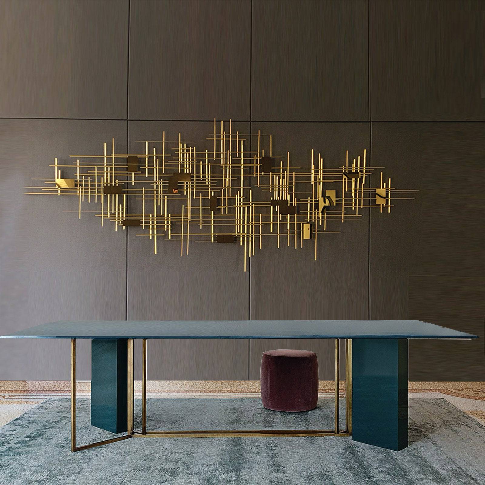 Tangle Handcrafted Stainless Steel Artwork B0035- Z08035 -  Artwork - ebarza Furniture UAE | Shop Modern Furniture in Abu Dhabi & Dubai - مفروشات ايبازرا في الامارات | تسوق اثاث عصري وديكورات مميزة في دبي وابوظبي