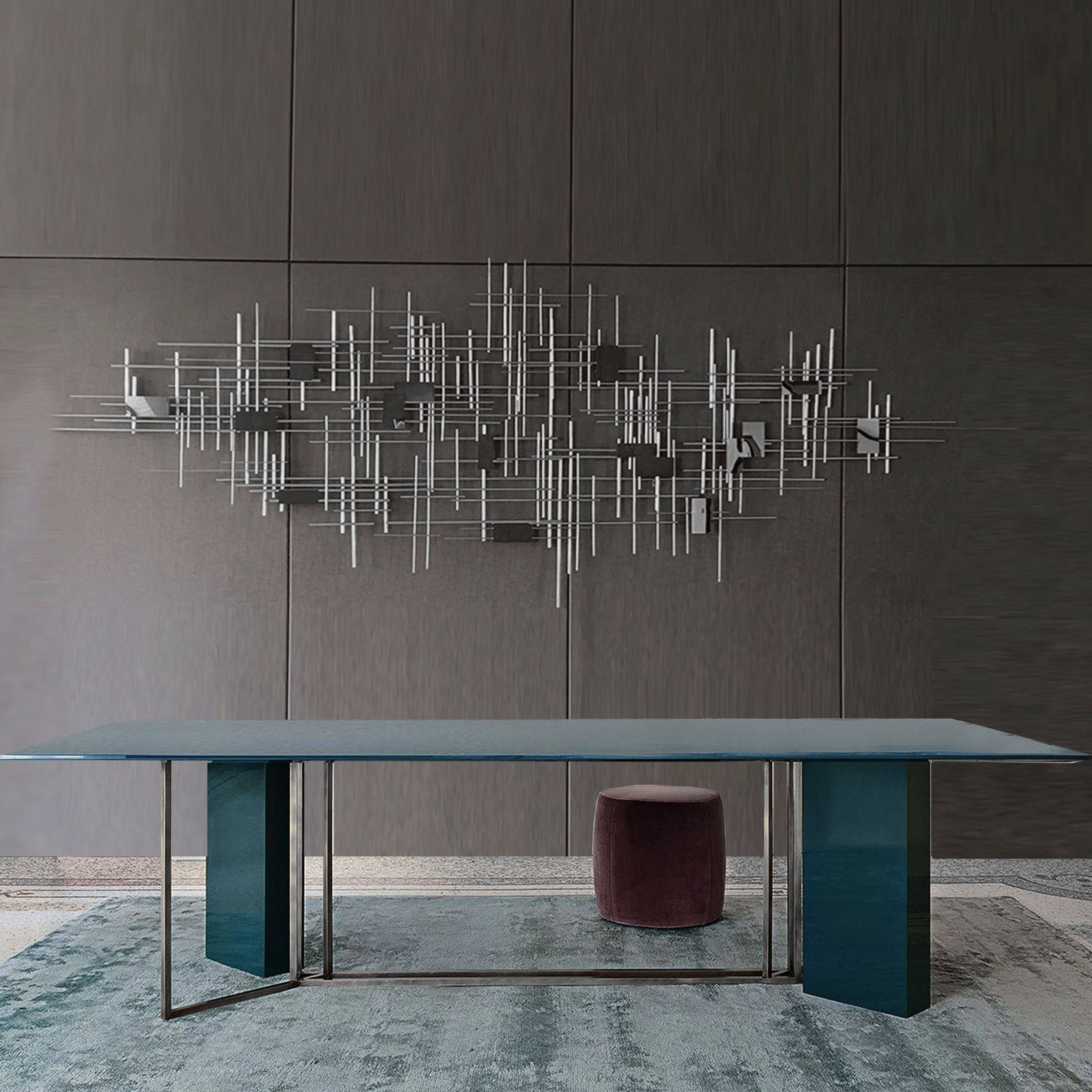 Tangle Handcrafted Stainless Steel Artwork B0035- Z08035-C -  Artwork - ebarza Furniture UAE | Shop Modern Furniture in Abu Dhabi & Dubai - مفروشات ايبازرا في الامارات | تسوق اثاث عصري وديكورات مميزة في دبي وابوظبي