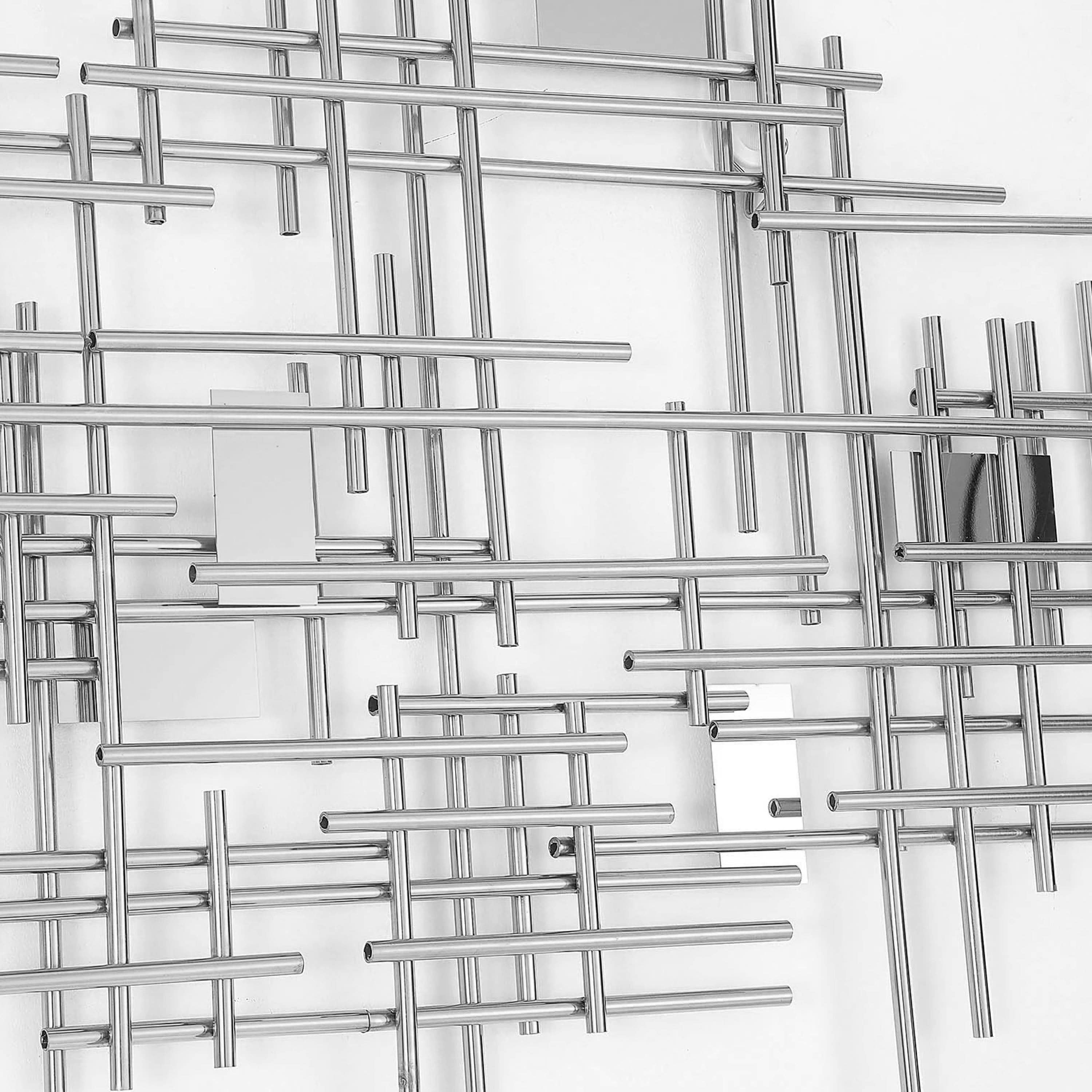 Tangle Handcrafted Stainless Steel Artwork B0035- Z08035-C -  Artwork - ebarza Furniture UAE | Shop Modern Furniture in Abu Dhabi & Dubai - مفروشات ايبازرا في الامارات | تسوق اثاث عصري وديكورات مميزة في دبي وابوظبي