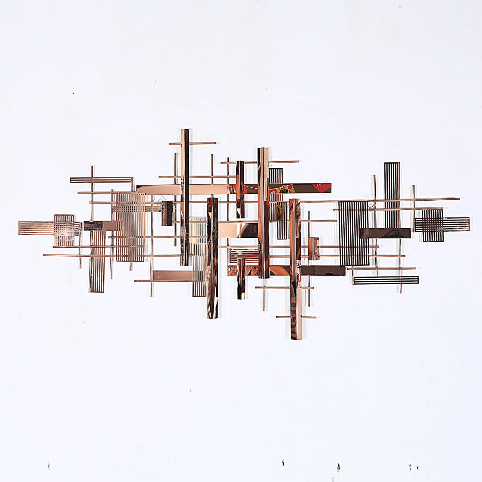 Display Item - Tangle Handcrafted Stainless Steel Artwork Bo005-Rg-Nakheel -  DISPLAY ITEM - ebarza Furniture UAE | Shop Modern Furniture in Abu Dhabi & Dubai - مفروشات ايبازرا في الامارات | تسوق اثاث عصري وديكورات مميزة في دبي وابوظبي