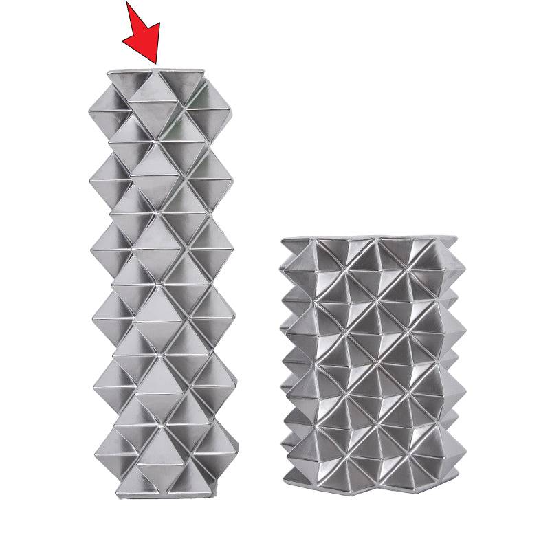 Tetrahedrons Element Vase -A Fa-D2126A -  Vases - ebarza Furniture UAE | Shop Modern Furniture in Abu Dhabi & Dubai - مفروشات ايبازرا في الامارات | تسوق اثاث عصري وديكورات مميزة في دبي وابوظبي