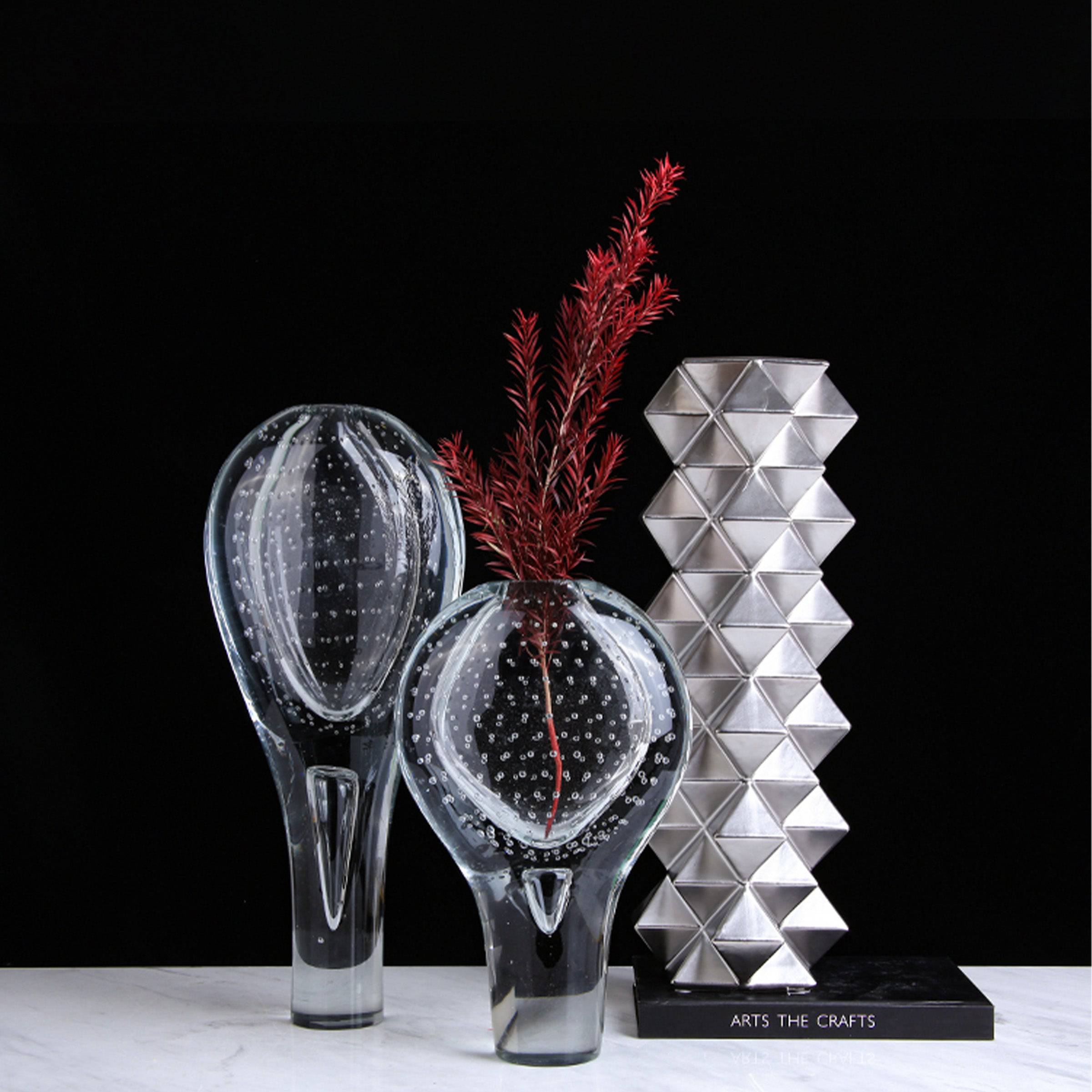Tetrahedrons Element Vase -A Fa-D2126A -  Vases - ebarza Furniture UAE | Shop Modern Furniture in Abu Dhabi & Dubai - مفروشات ايبازرا في الامارات | تسوق اثاث عصري وديكورات مميزة في دبي وابوظبي
