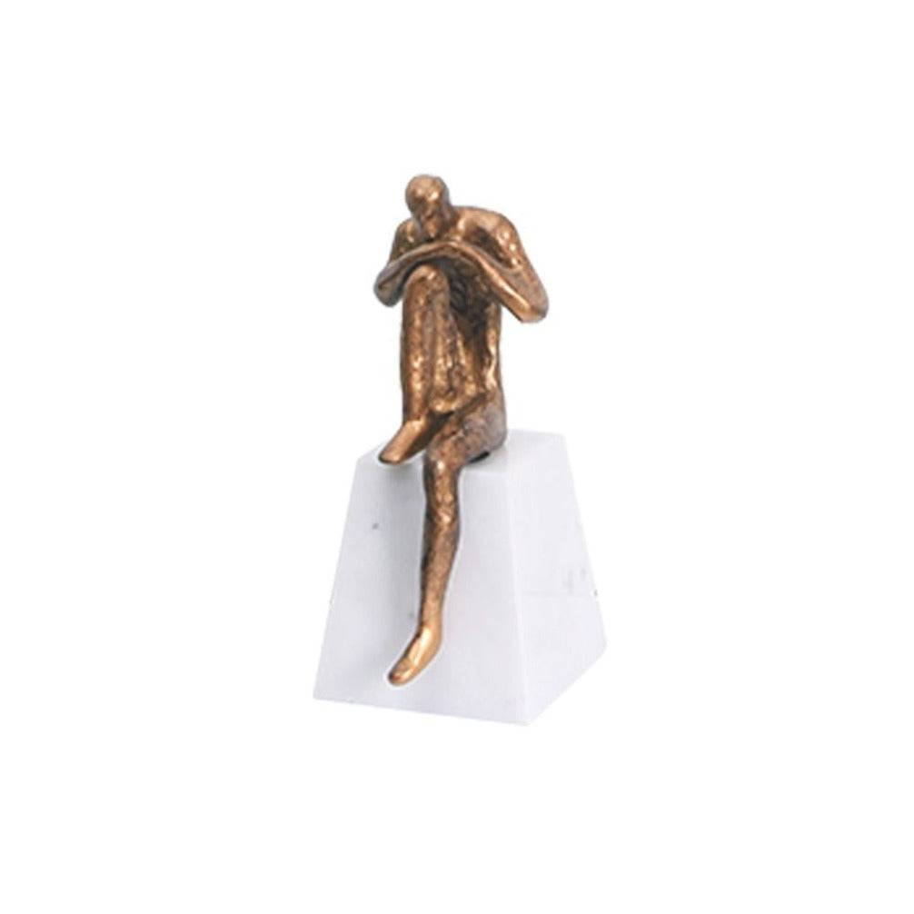 Thinker Decor Fl-J2095 -  Home Decor Figurines - ebarza Furniture UAE | Shop Modern Furniture in Abu Dhabi & Dubai - مفروشات ايبازرا في الامارات | تسوق اثاث عصري وديكورات مميزة في دبي وابوظبي