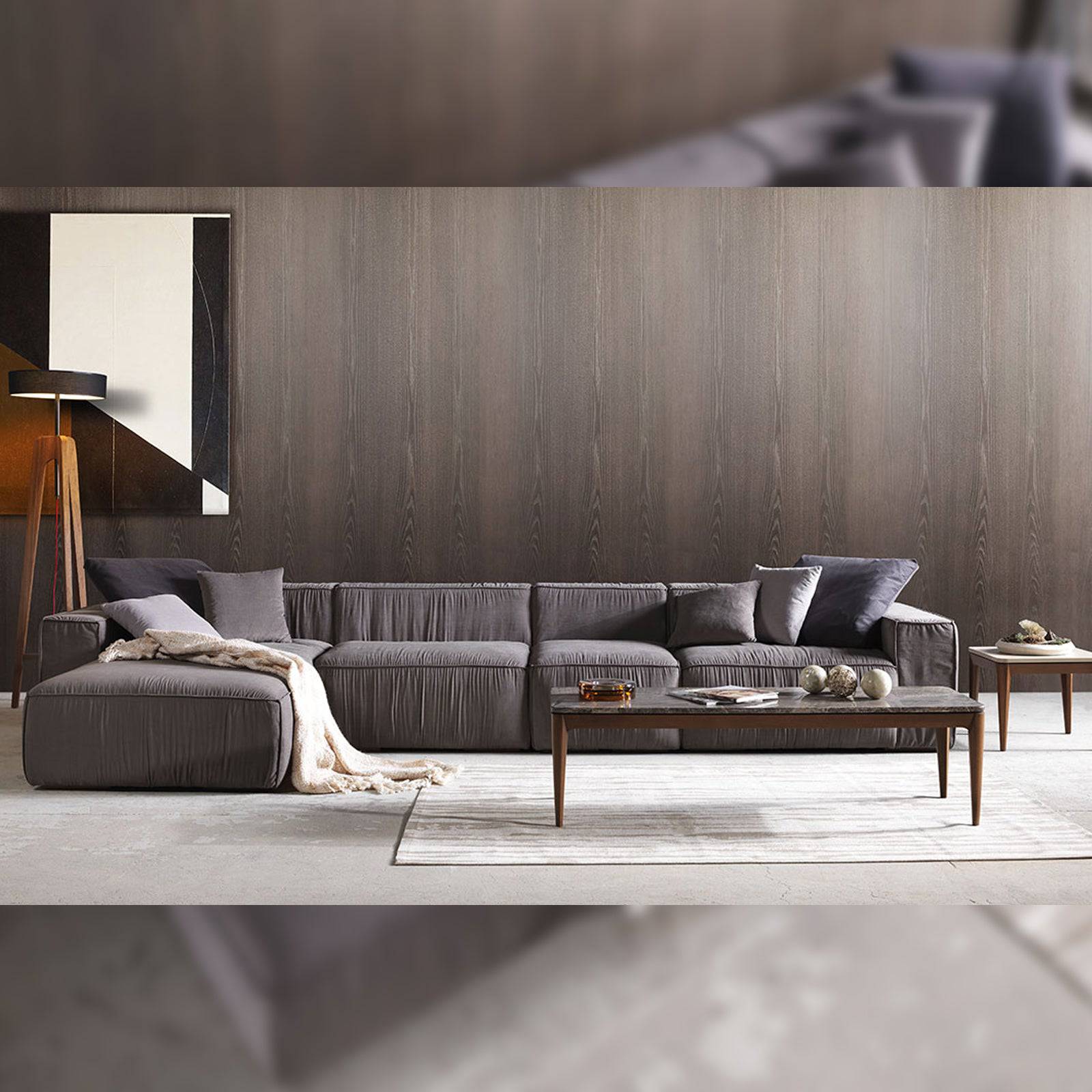 Tito Corner Sofa Td-Tt7S -  Sofas - ebarza Furniture UAE | Shop Modern Furniture in Abu Dhabi & Dubai - مفروشات ايبازرا في الامارات | تسوق اثاث عصري وديكورات مميزة في دبي وابوظبي