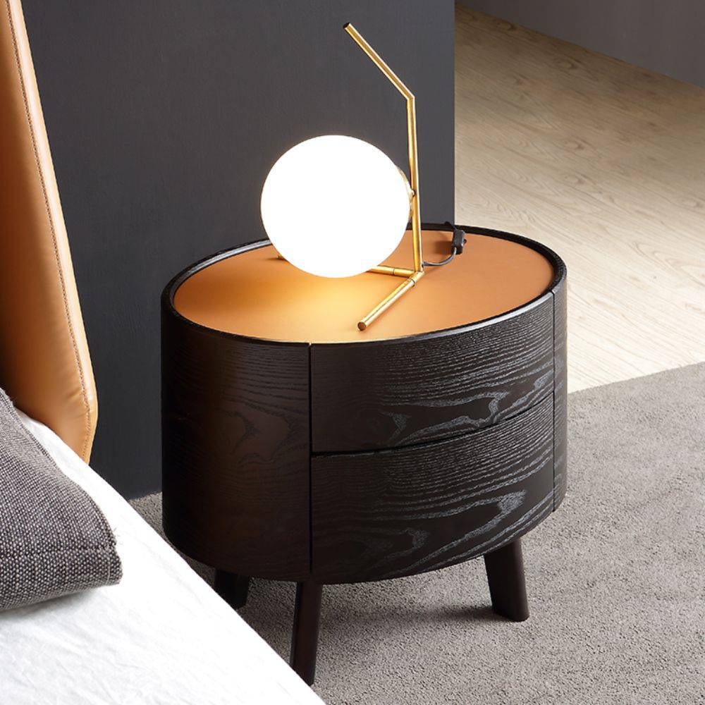 Toffee Bedside Table Ba-018 -  Side Tables - ebarza Furniture UAE | Shop Modern Furniture in Abu Dhabi & Dubai - مفروشات ايبازرا في الامارات | تسوق اثاث عصري وديكورات مميزة في دبي وابوظبي