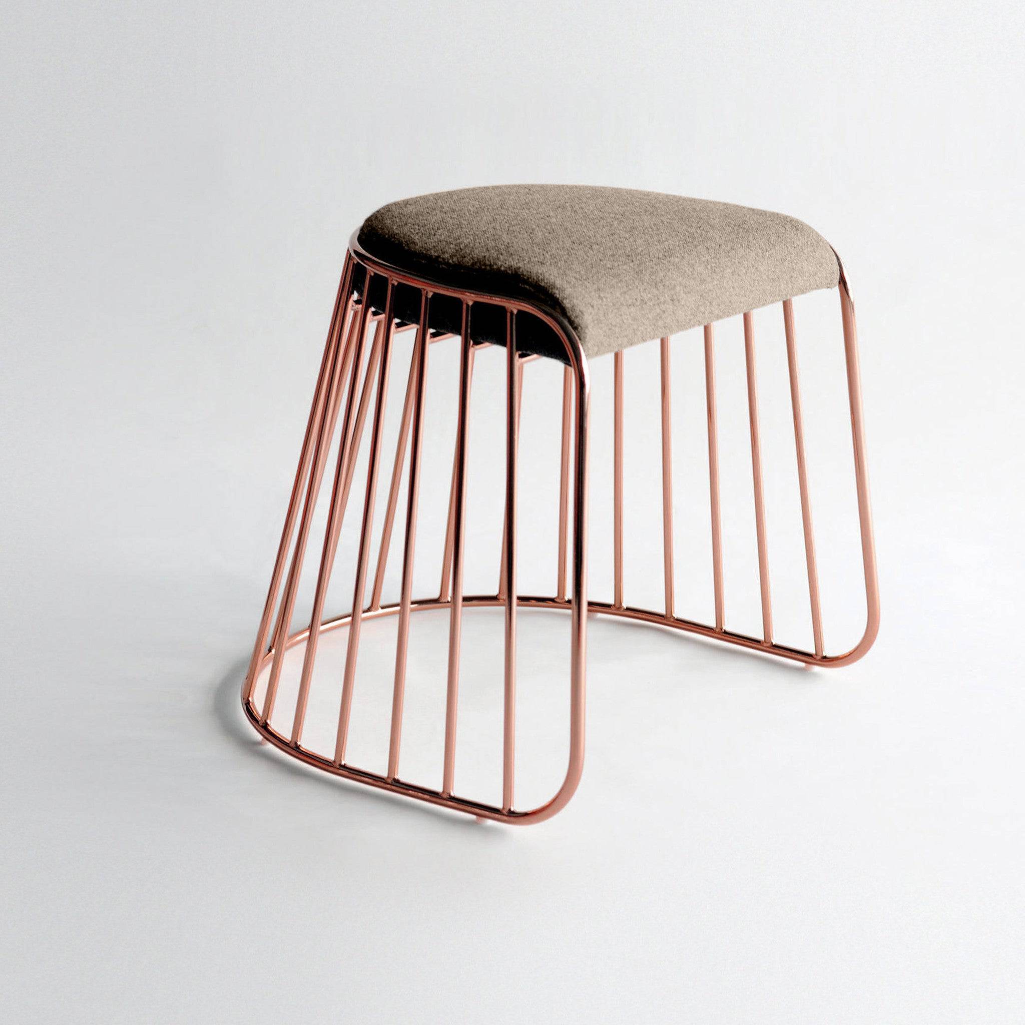 Torino Stool 45Cm Bp8804Rg -  Poufs - ebarza Furniture UAE | Shop Modern Furniture in Abu Dhabi & Dubai - مفروشات ايبازرا في الامارات | تسوق اثاث عصري وديكورات مميزة في دبي وابوظبي