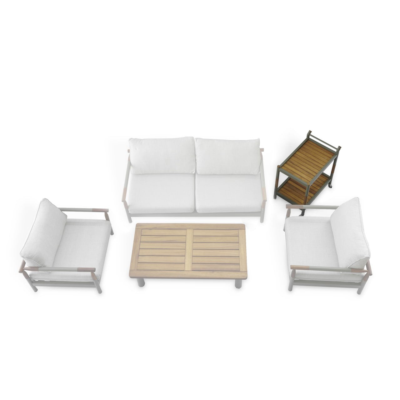 ALHECKA MIDI SERVICE TROLLEY ALB-ST7006 -  Trolley - ebarza Furniture UAE | Shop Modern Furniture in Abu Dhabi & Dubai - مفروشات ايبازرا في الامارات | تسوق اثاث عصري وديكورات مميزة في دبي وابوظبي