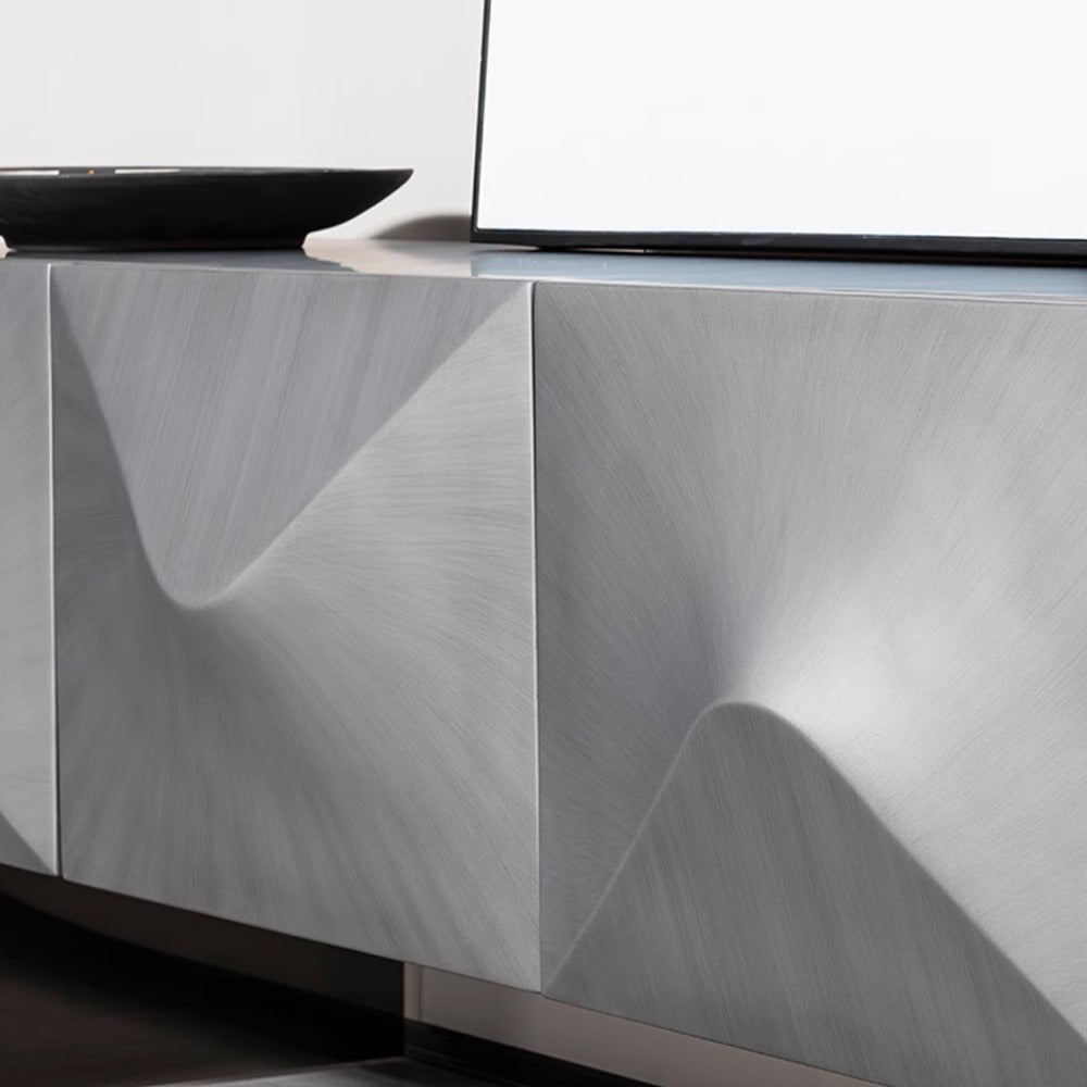 Titanium Black TV Unit IDG-D212 (18015) -  Sideboards - ebarza Furniture UAE | Shop Modern Furniture in Abu Dhabi & Dubai - مفروشات ايبازرا في الامارات | تسوق اثاث عصري وديكورات مميزة في دبي وابوظبي