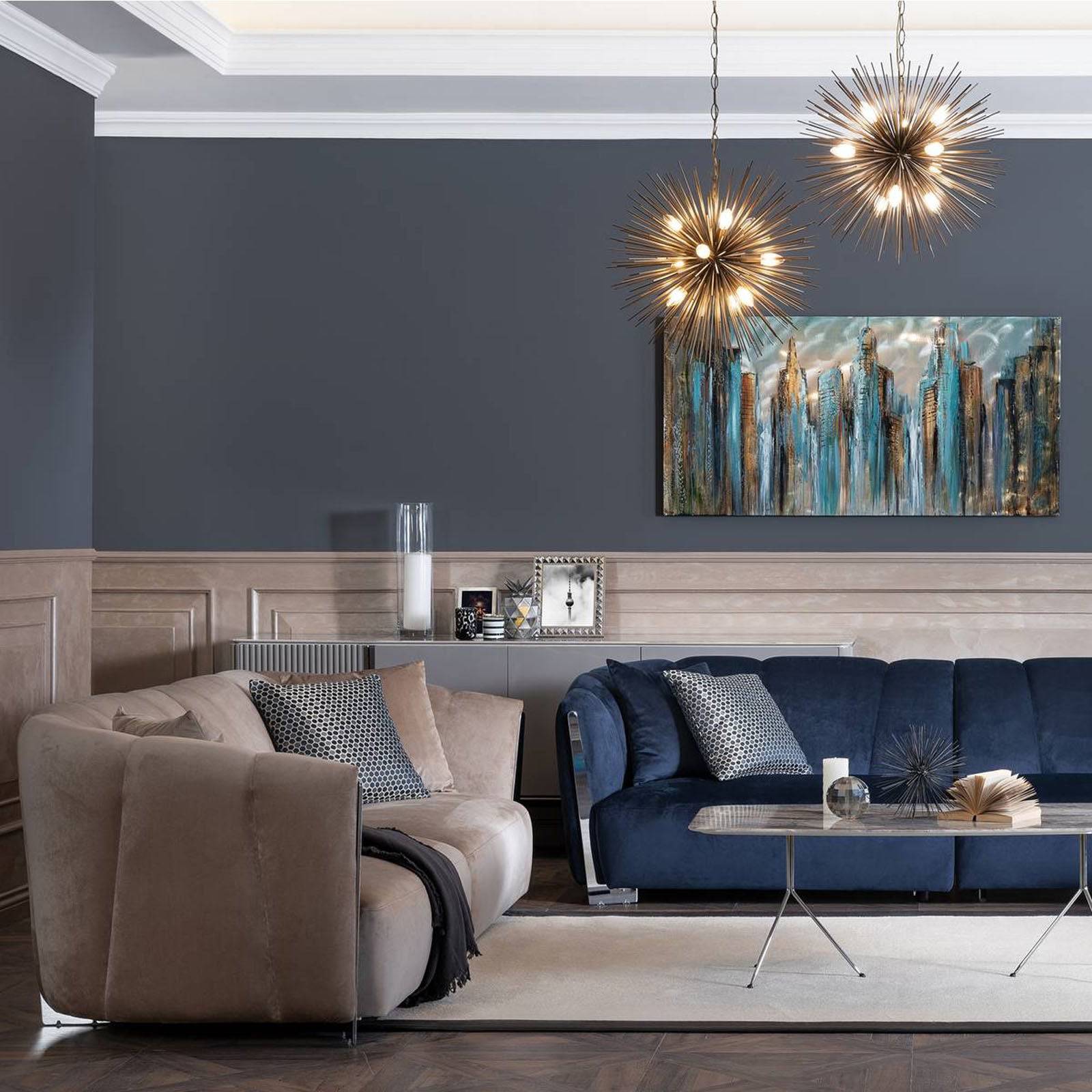 Ultra  3Seater Sofa Ultra-Blue -  Sofas - ebarza Furniture UAE | Shop Modern Furniture in Abu Dhabi & Dubai - مفروشات ايبازرا في الامارات | تسوق اثاث عصري وديكورات مميزة في دبي وابوظبي