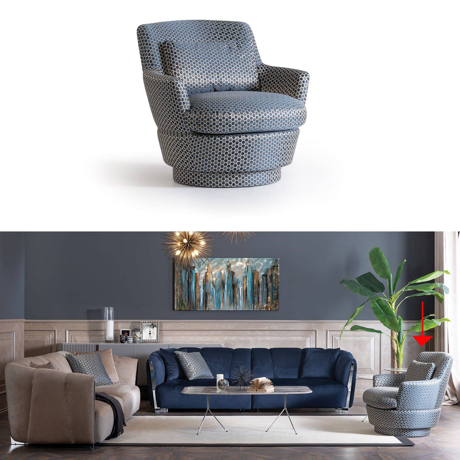 Ultra Armchair Ultra-Chair -  Armchairs - ebarza Furniture UAE | Shop Modern Furniture in Abu Dhabi & Dubai - مفروشات ايبازرا في الامارات | تسوق اثاث عصري وديكورات مميزة في دبي وابوظبي