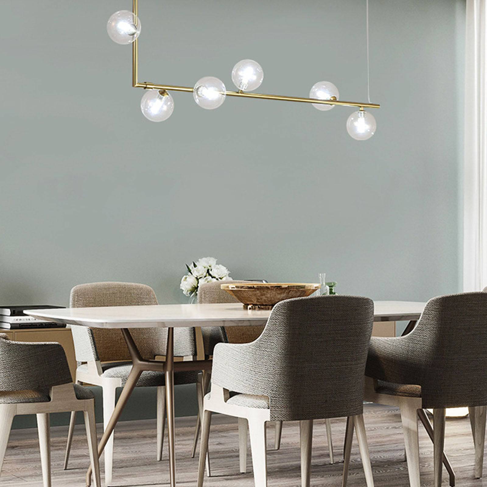 Uppsala 8 Heads Pendant Lamp Cy-New-026-8-G -  Pendant Lamps - ebarza Furniture UAE | Shop Modern Furniture in Abu Dhabi & Dubai - مفروشات ايبازرا في الامارات | تسوق اثاث عصري وديكورات مميزة في دبي وابوظبي